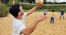 Beach volleyball at Center Parcs Le Bois aux Daims
