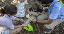 On an Adventure Mission: Following animals tracks at Center Parcs Le Bois aux Daims