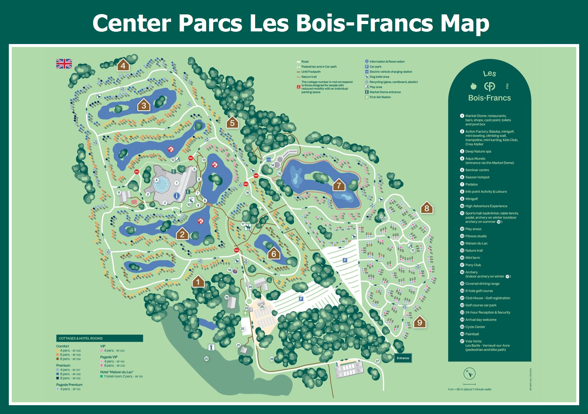 Center Parcs Village Map Maps Center Parcs GRFZ