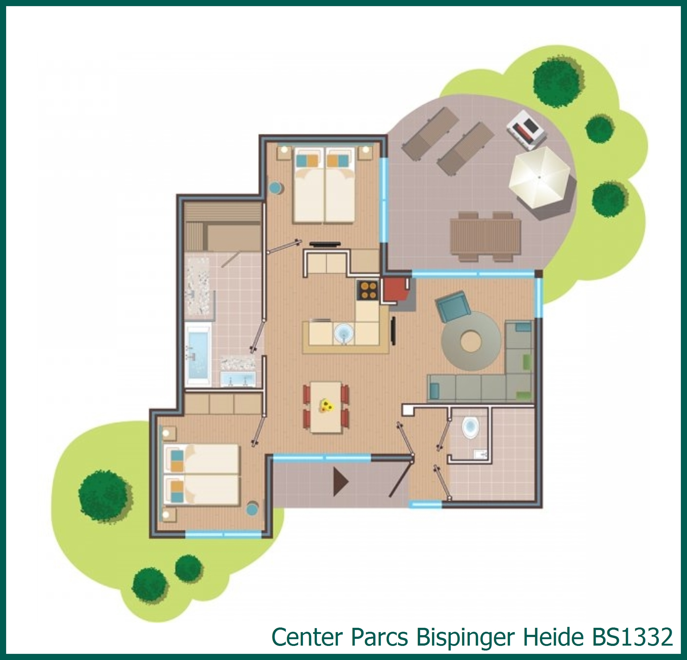 VIP cottage BS1332 at Bispinger Heide