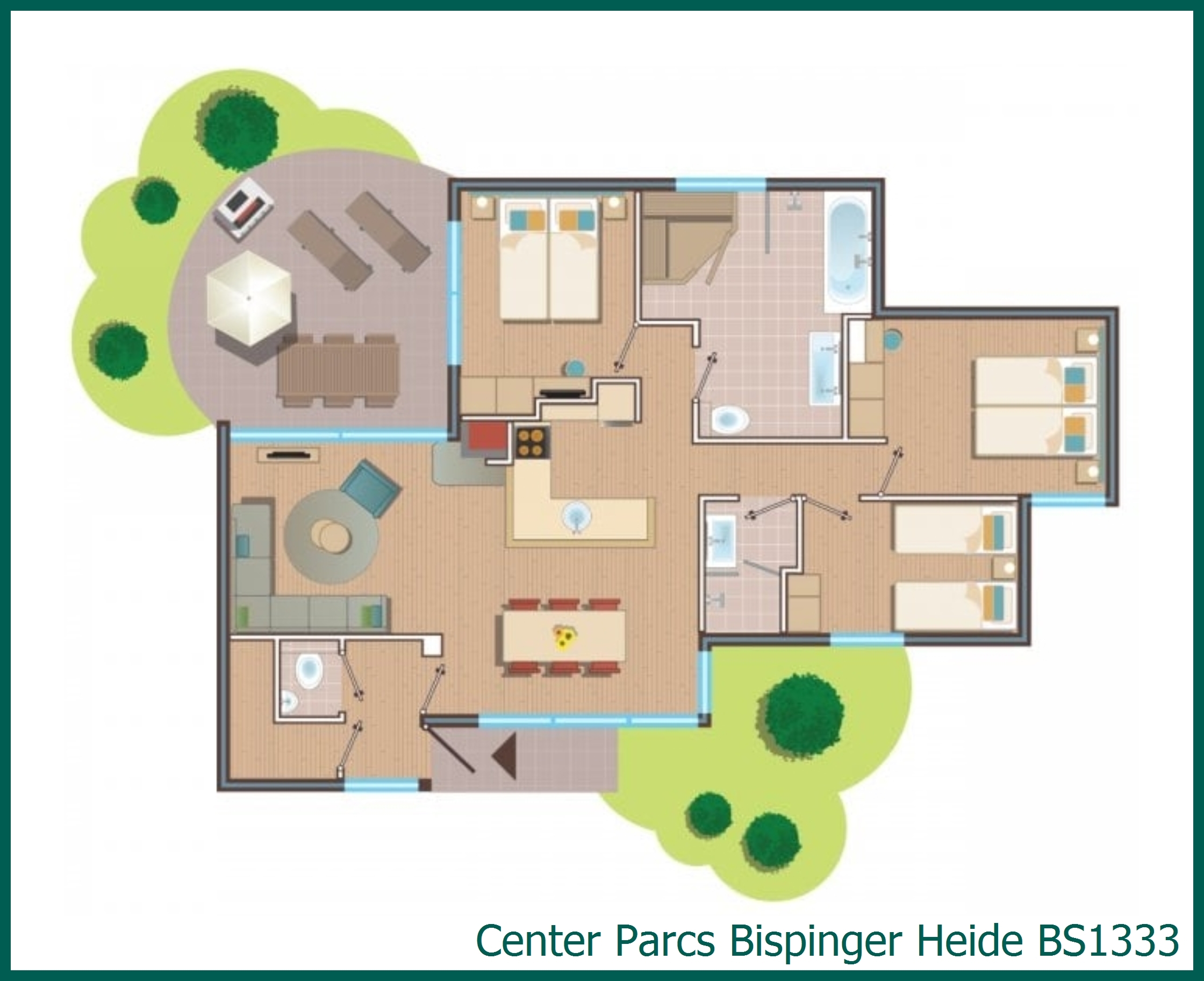 VIP cottage BS1333 at Bispinger Heide