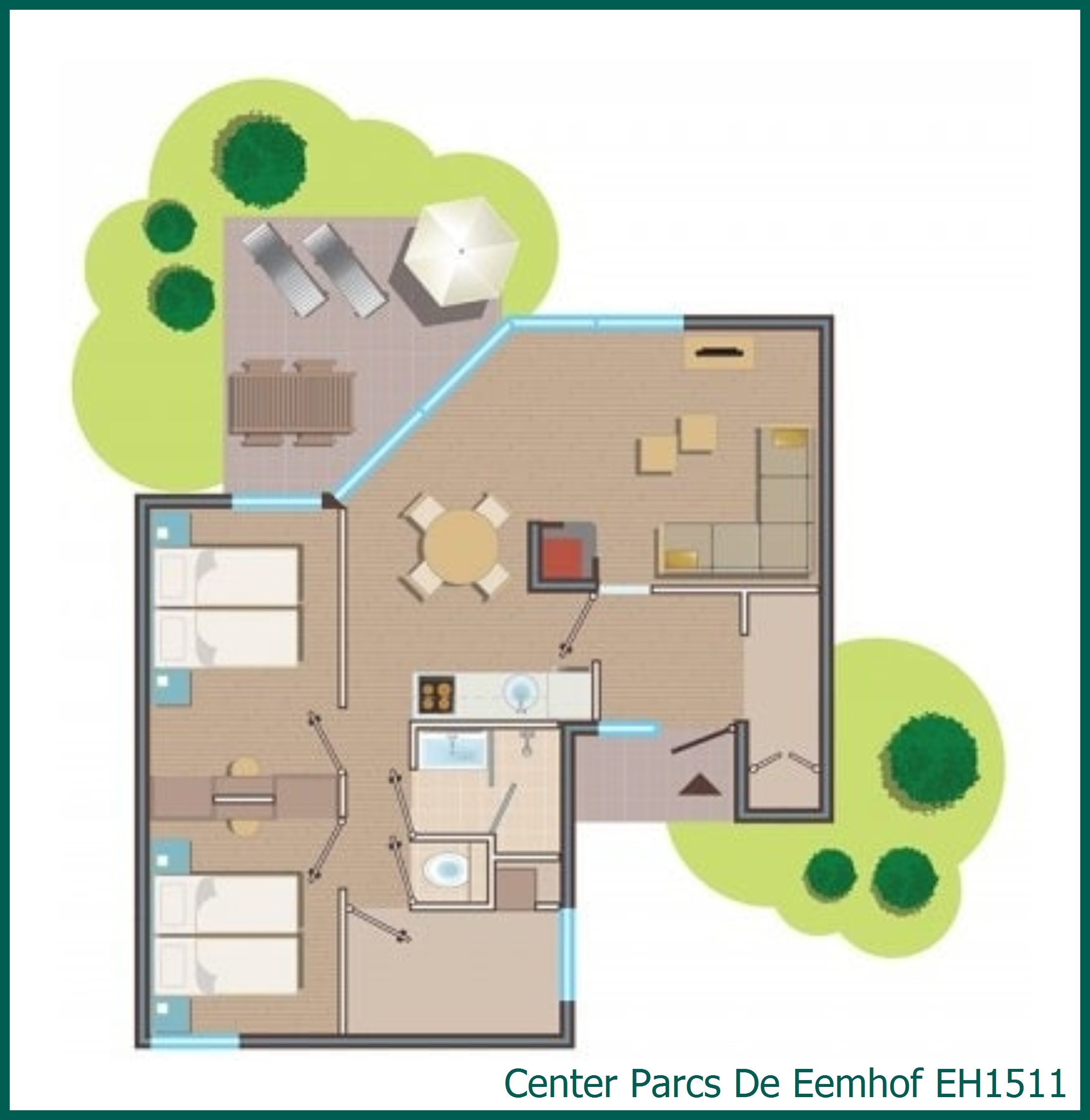 Comfort cottage EH1511 at De Eemhof