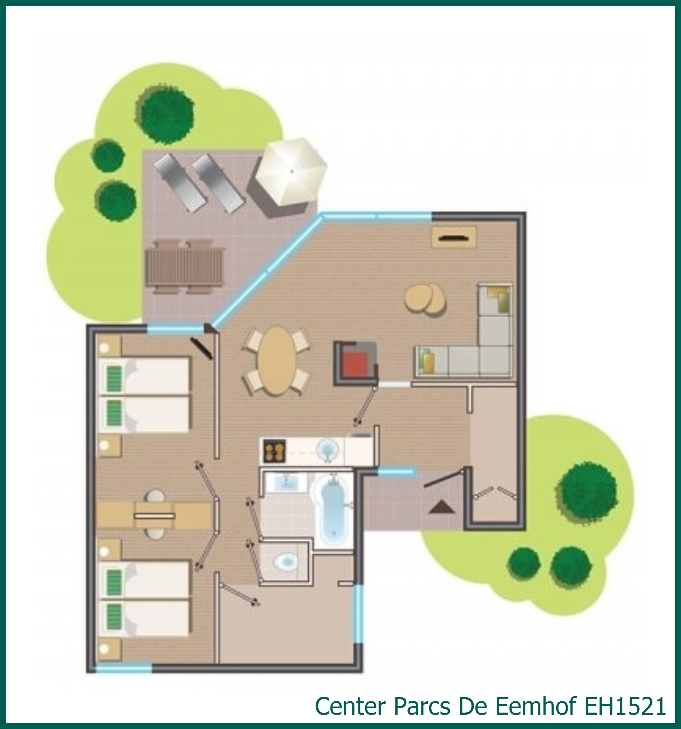 Premium cottage EH1521 at De Eemhof
