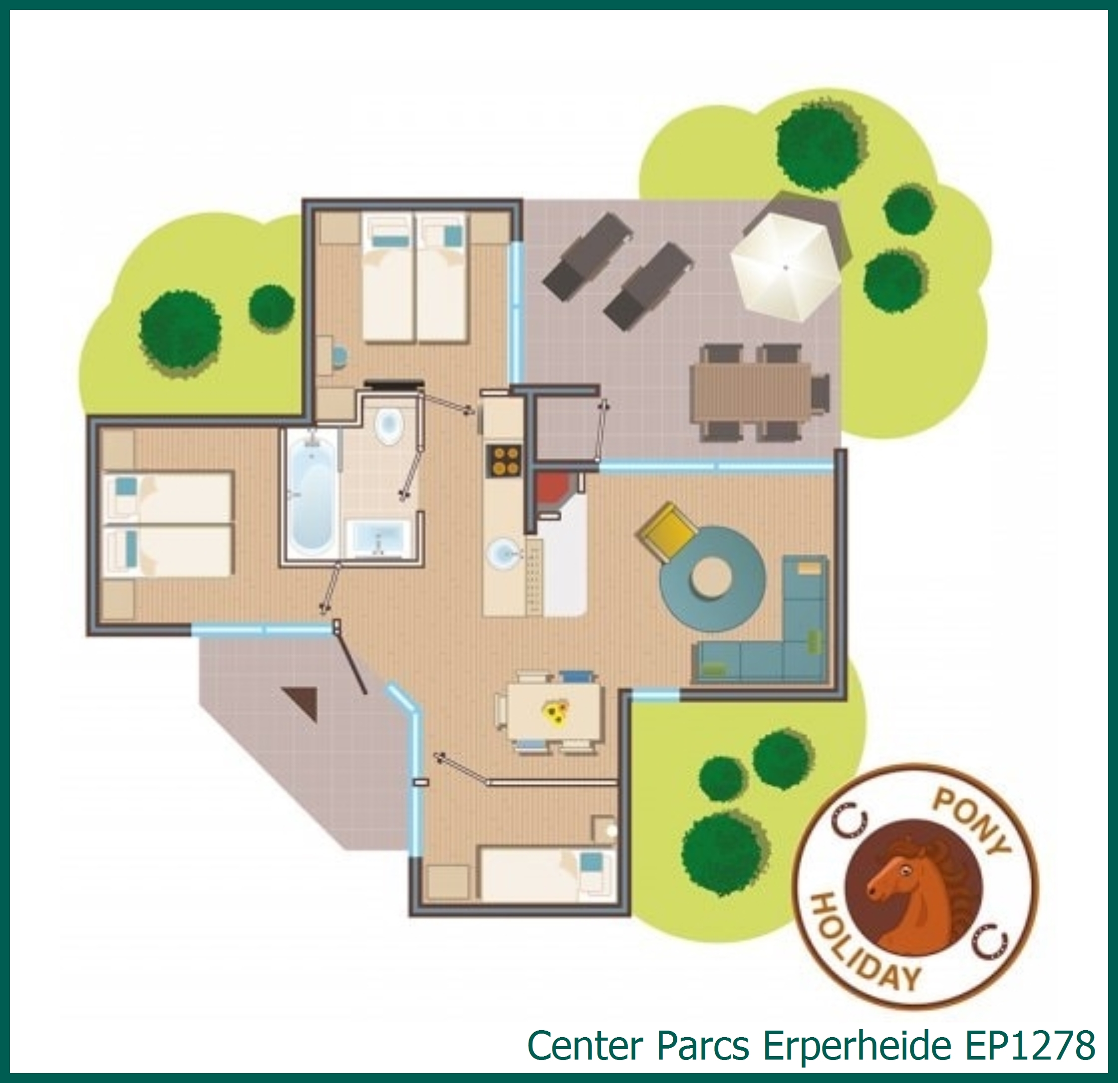 Pony Cottage EP1278 at Erperheide