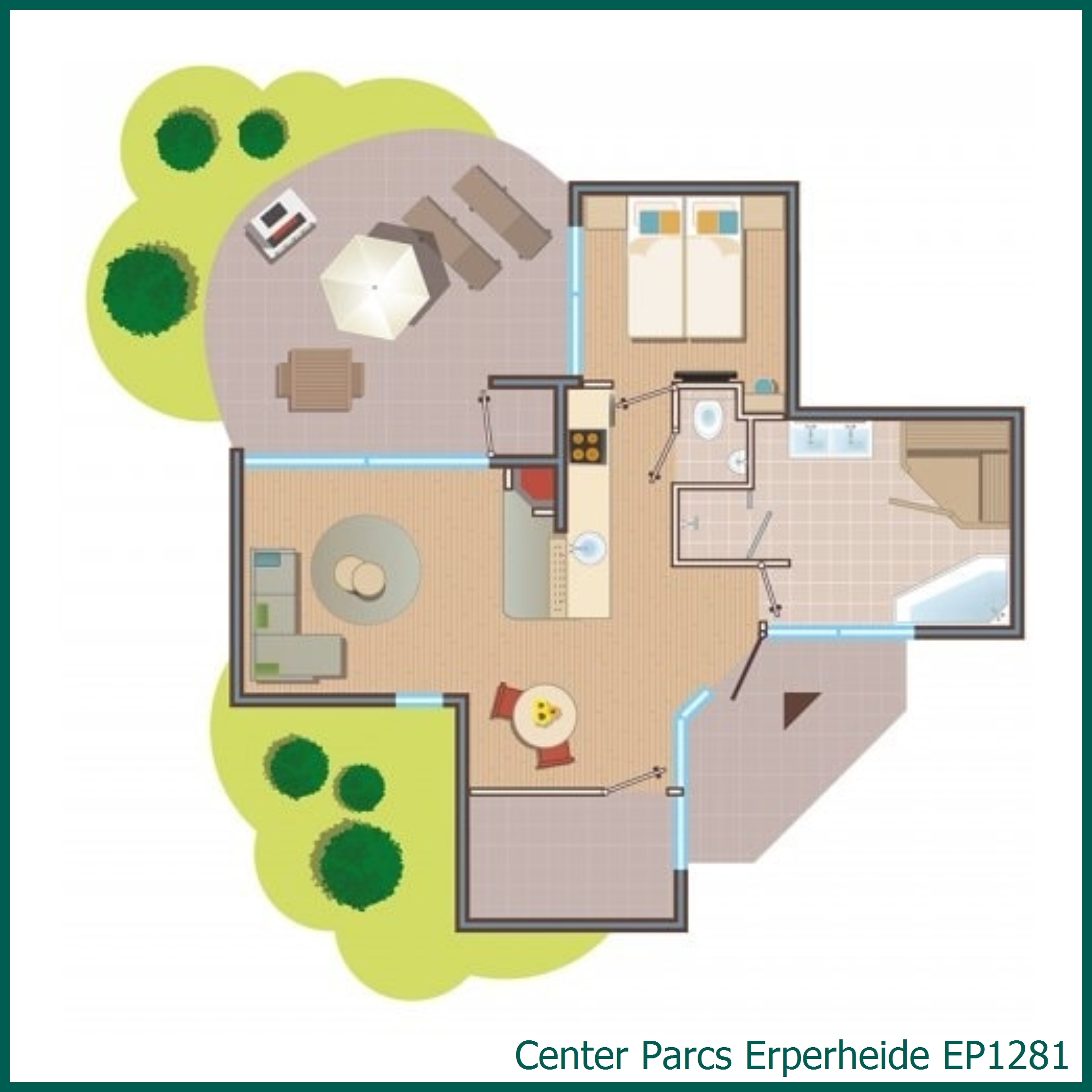 VIP cottage EP1281 at Erperheide