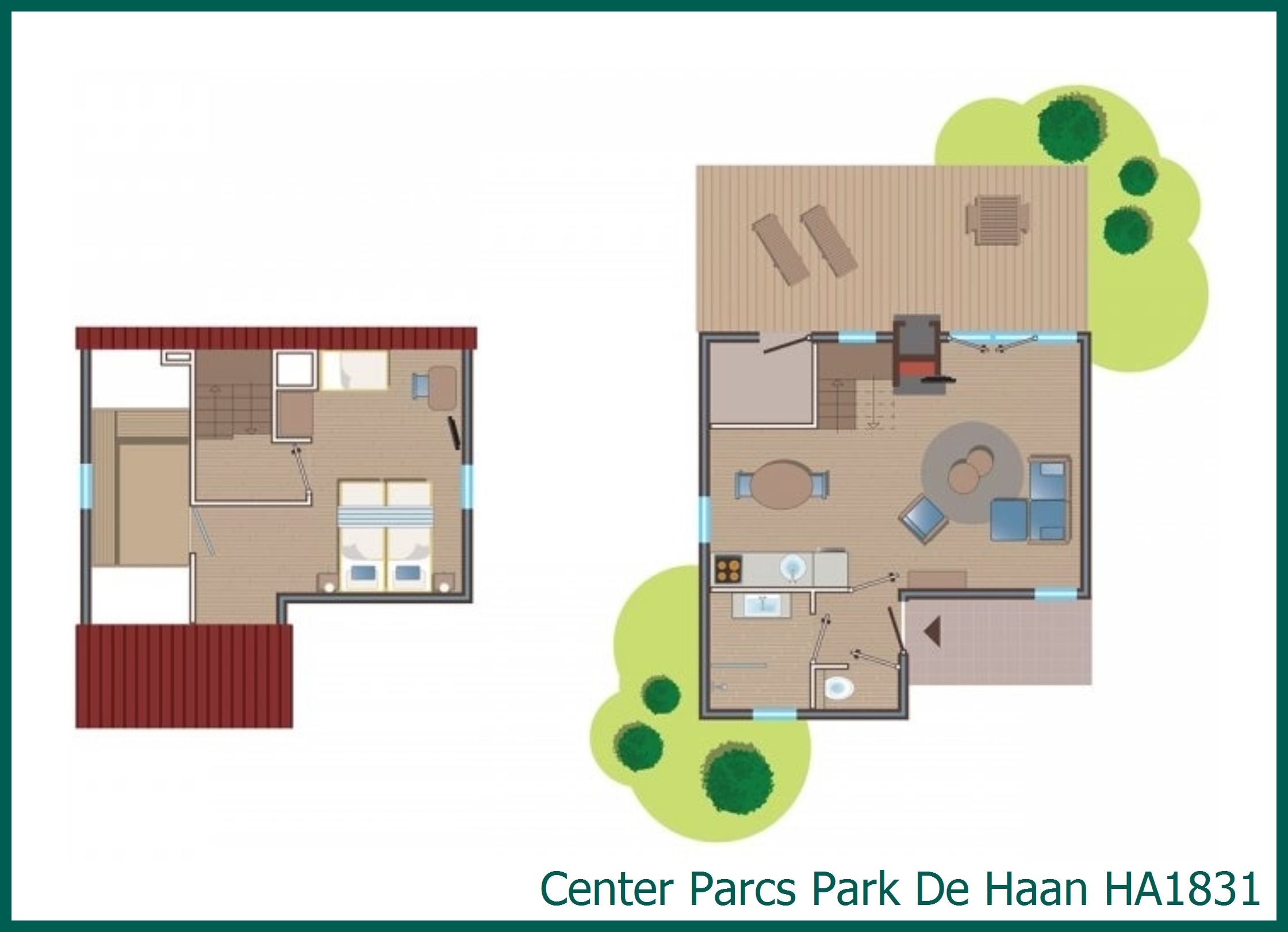 VIP cottage HA1831 at Park De Haan