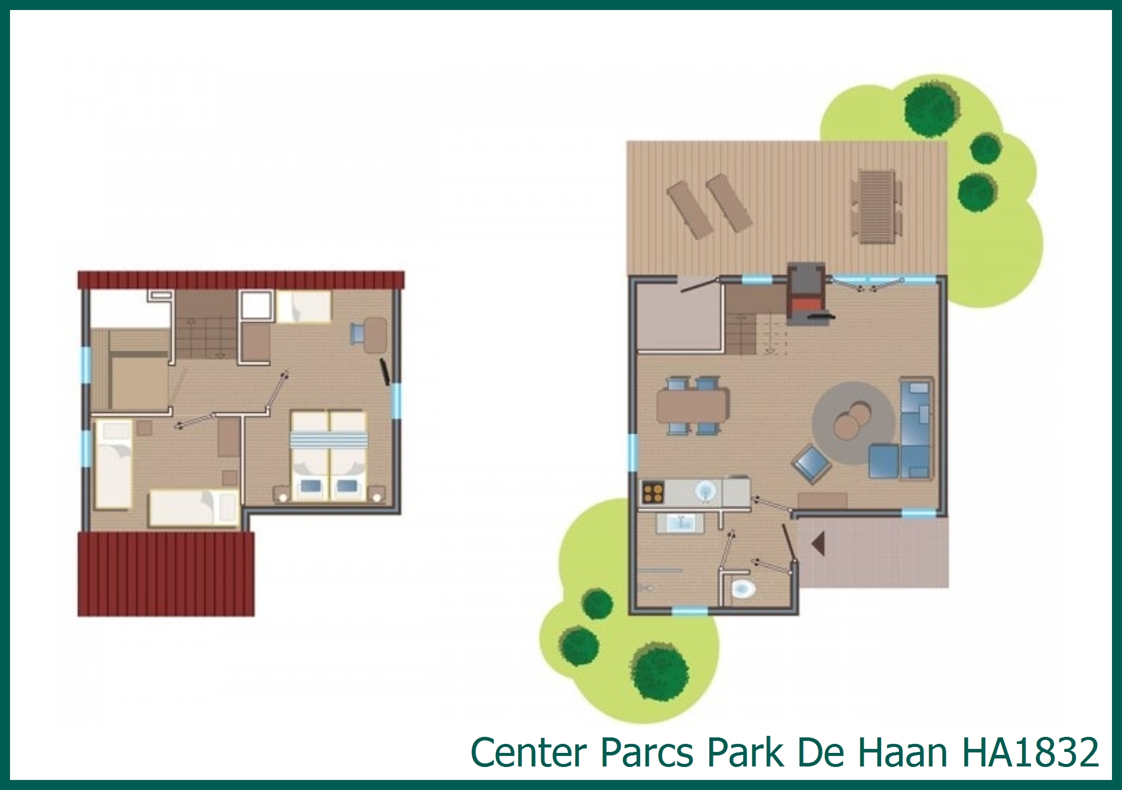 VIP cottage HA1832 at Park De Haan