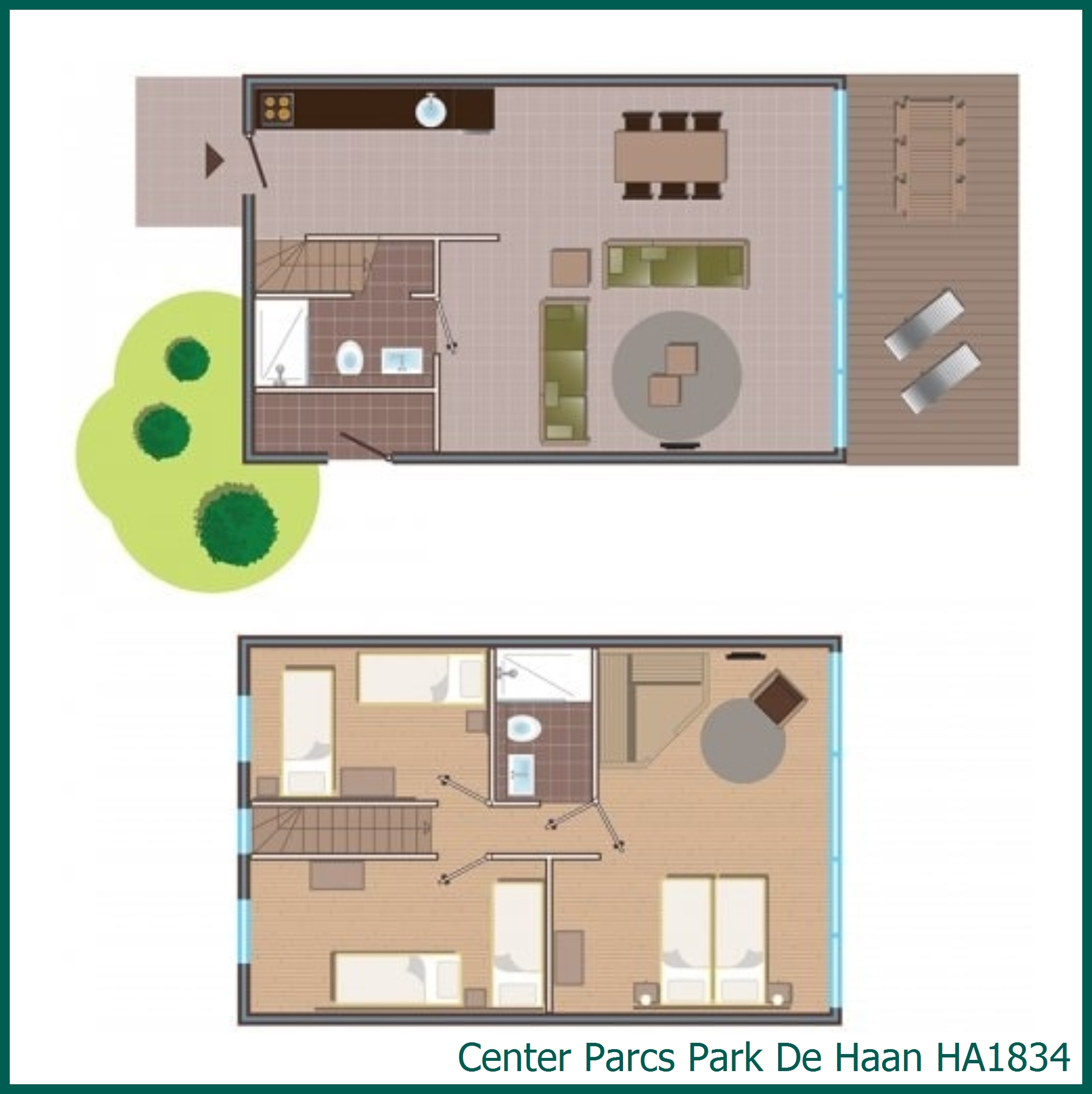 VIP Lakeside cottage HA1834 at Park De Haan