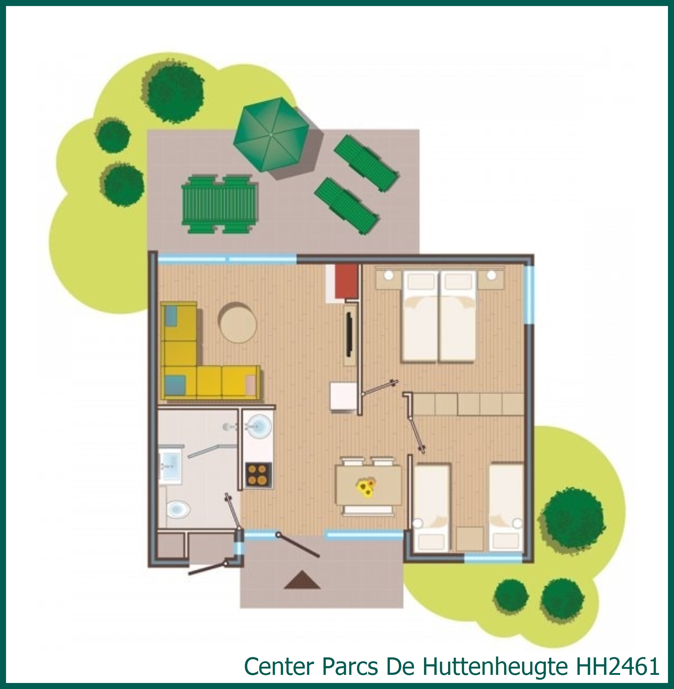 Comfort cottage HH2461 at De Huttenheugte