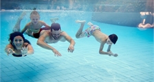 25 metre pool at Center Parcs De Huttenheugte