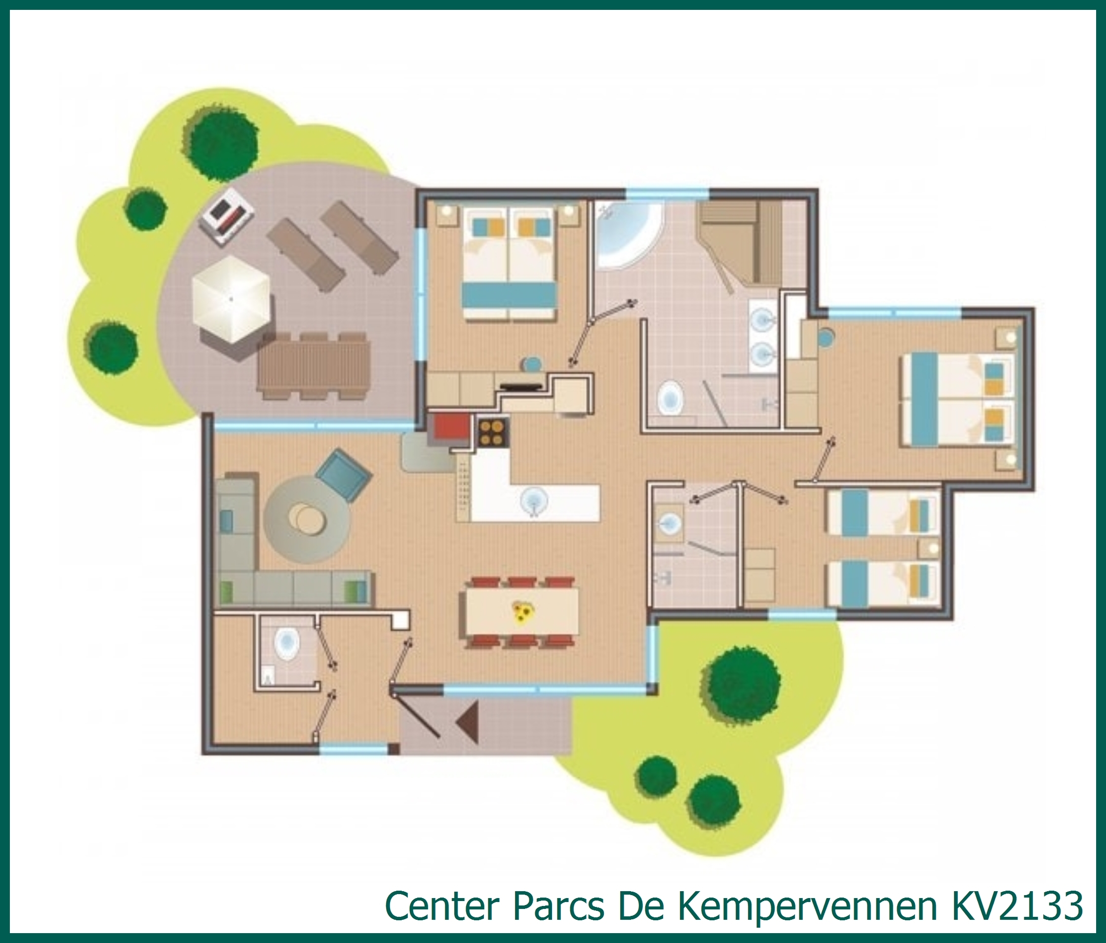 VIP cottage KV2133 at De Kempervennen