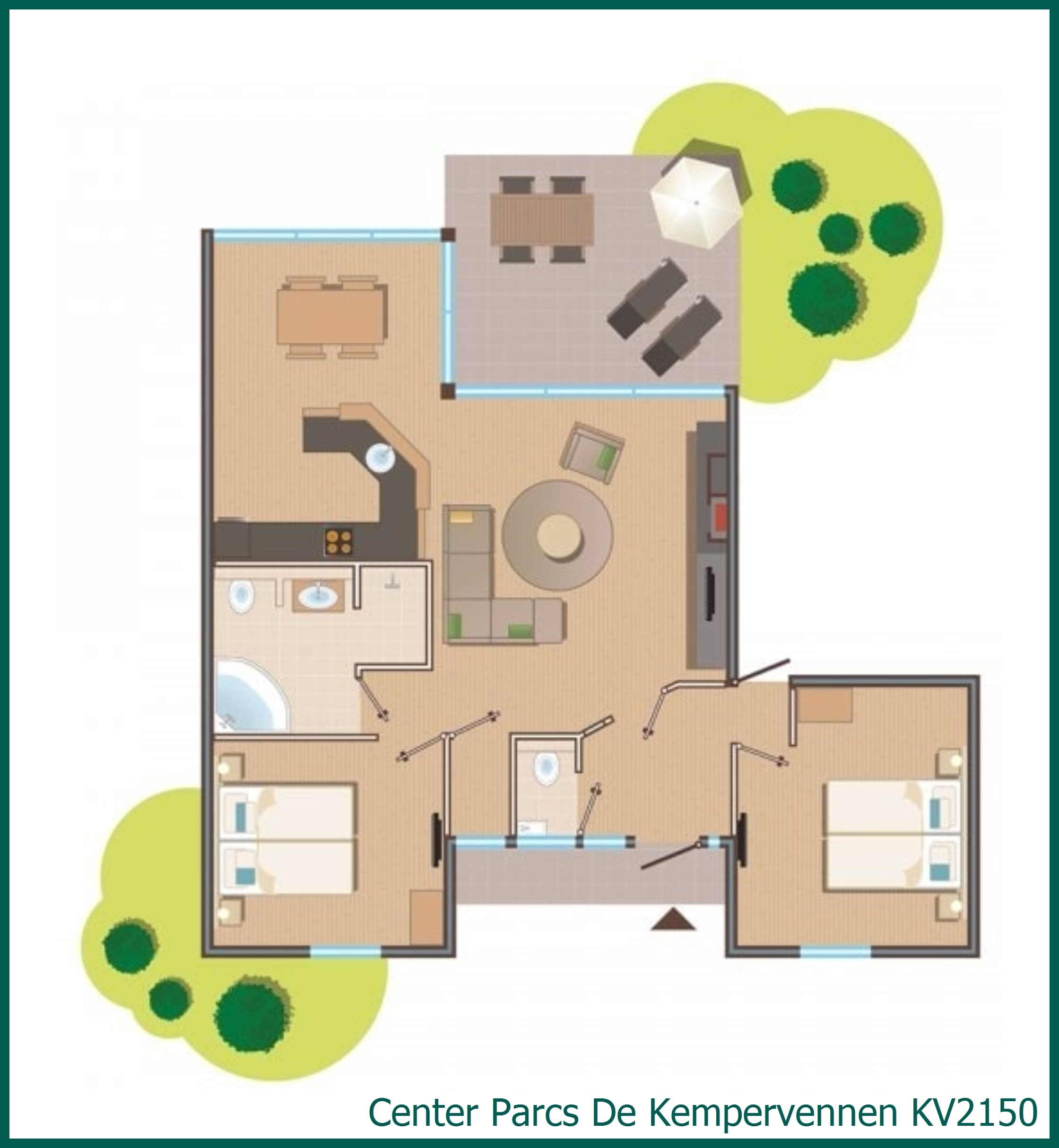 Premium Eden Cottage KV2150 at De Kempervennen