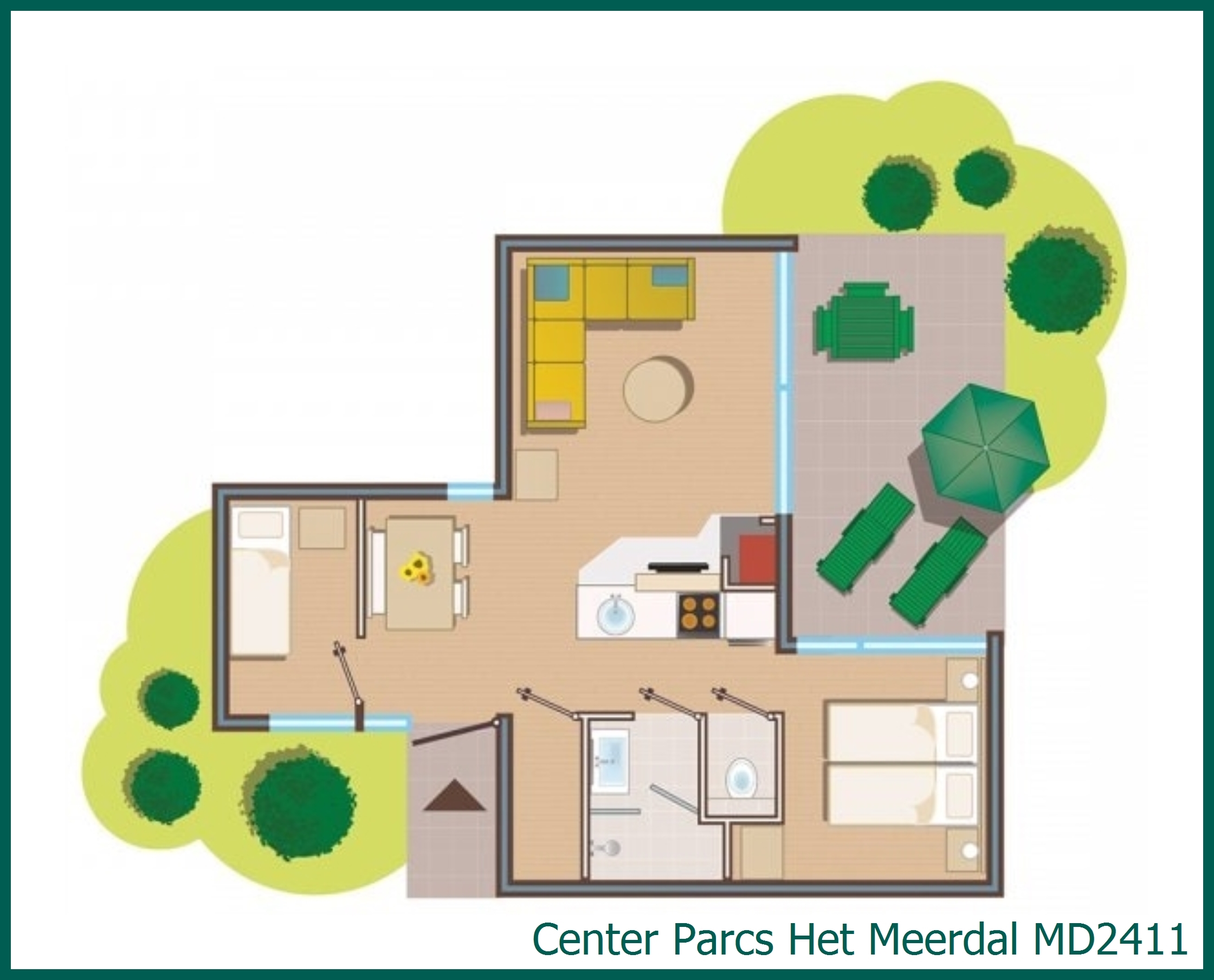 Comfort cottage MD2411 at Het Meerdal