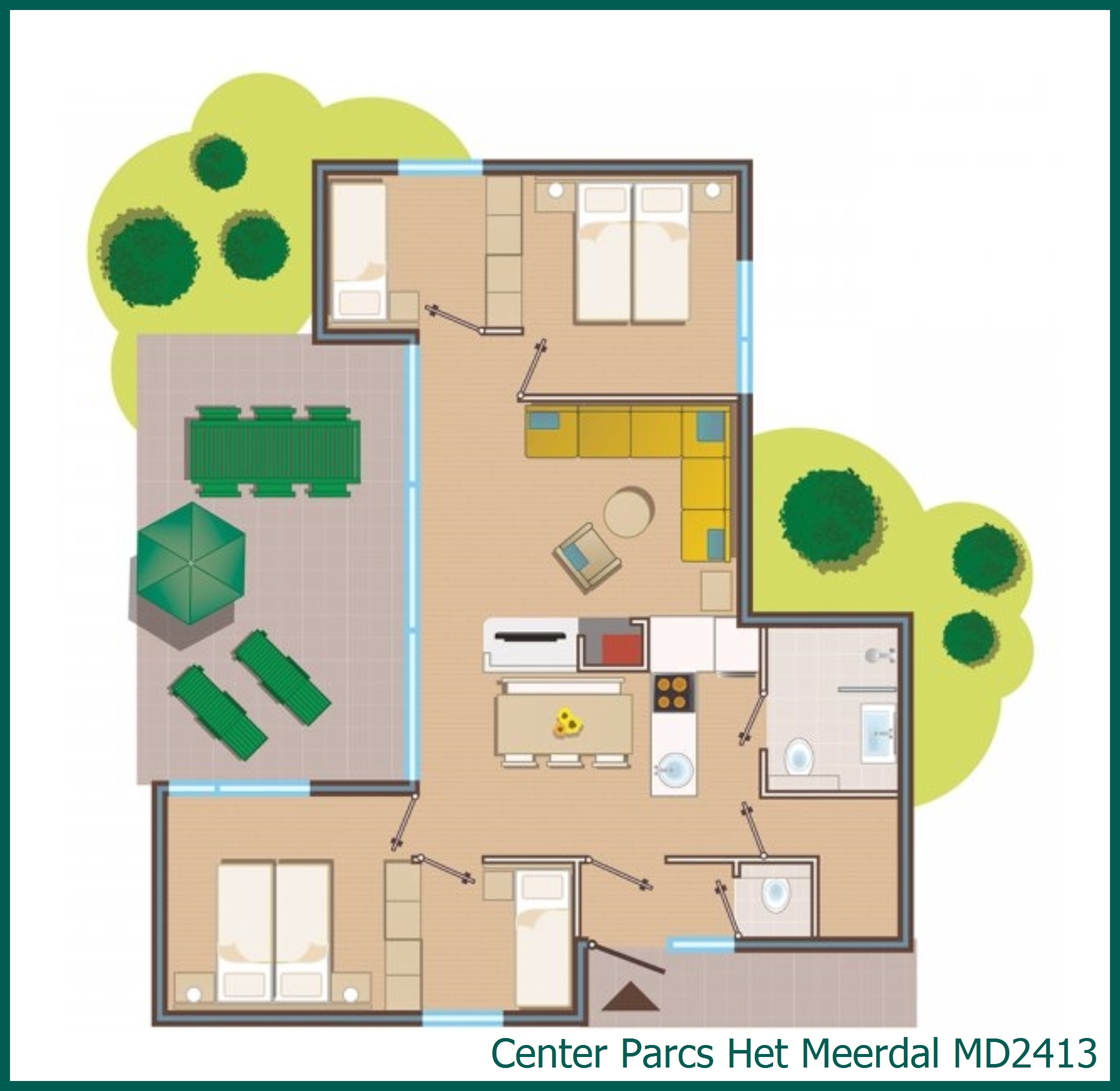 Comfort cottage MD2413 at Het Meerdal