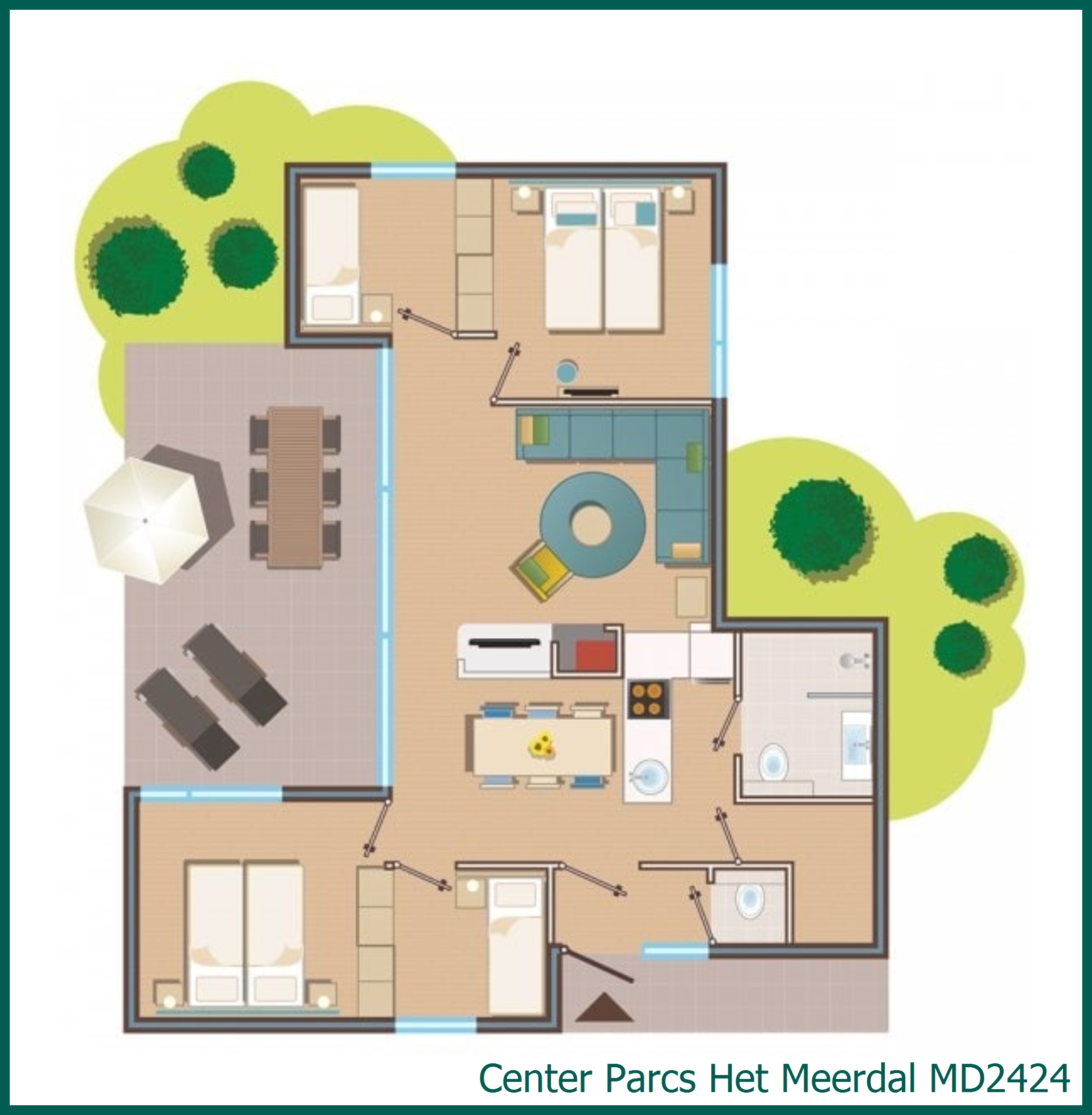 Premium cottage MD2424 at Het Meerdal
