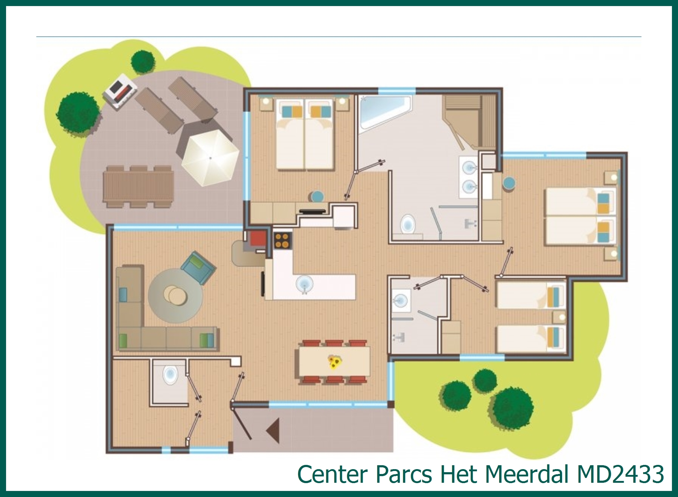 VIP cottage MD2433 at Het Meerdal