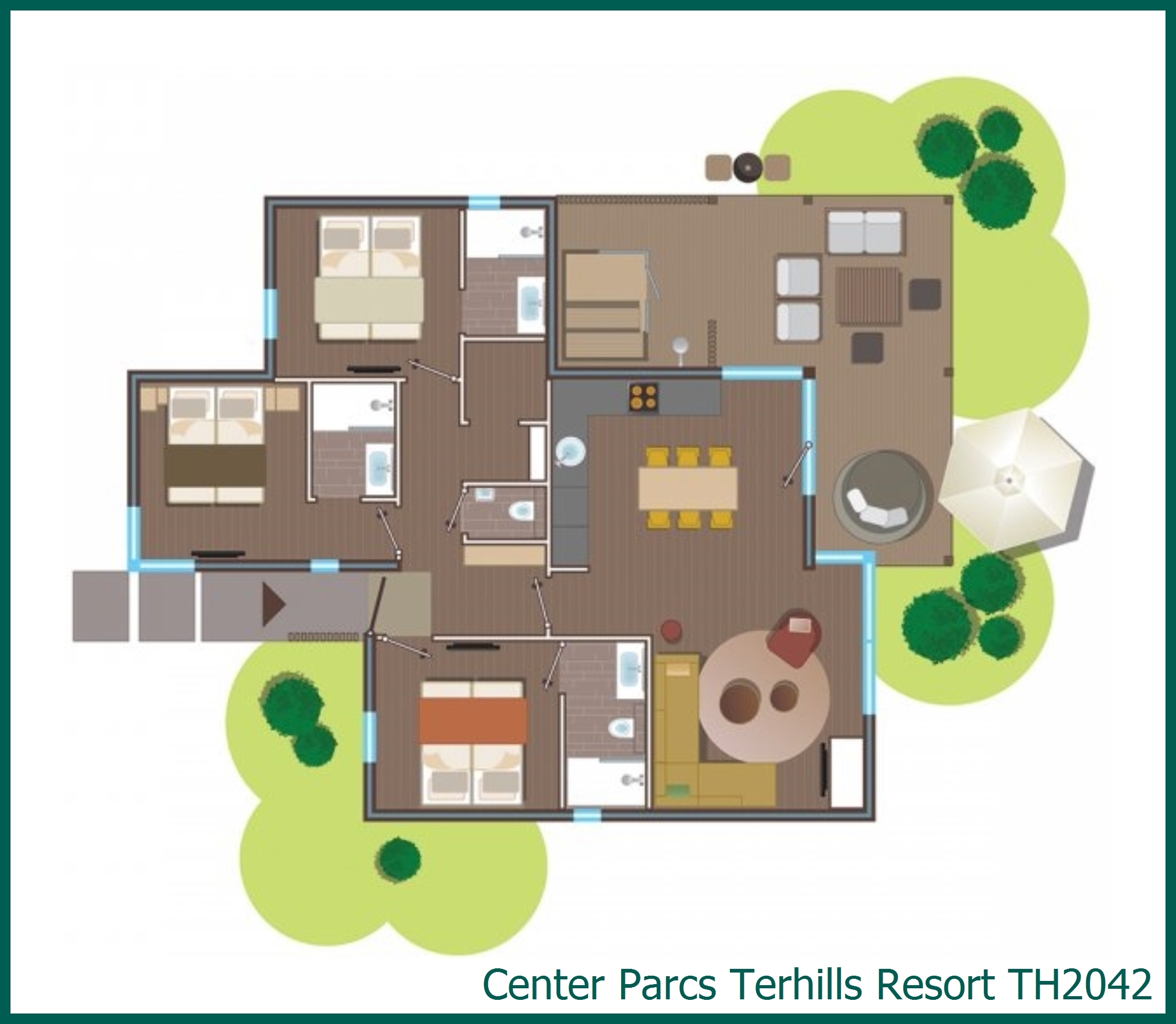 Exclusive Lakeside cottage TH2042 at Terhills Resort