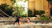 Hot tubs at Center Parcs Terhills Resort