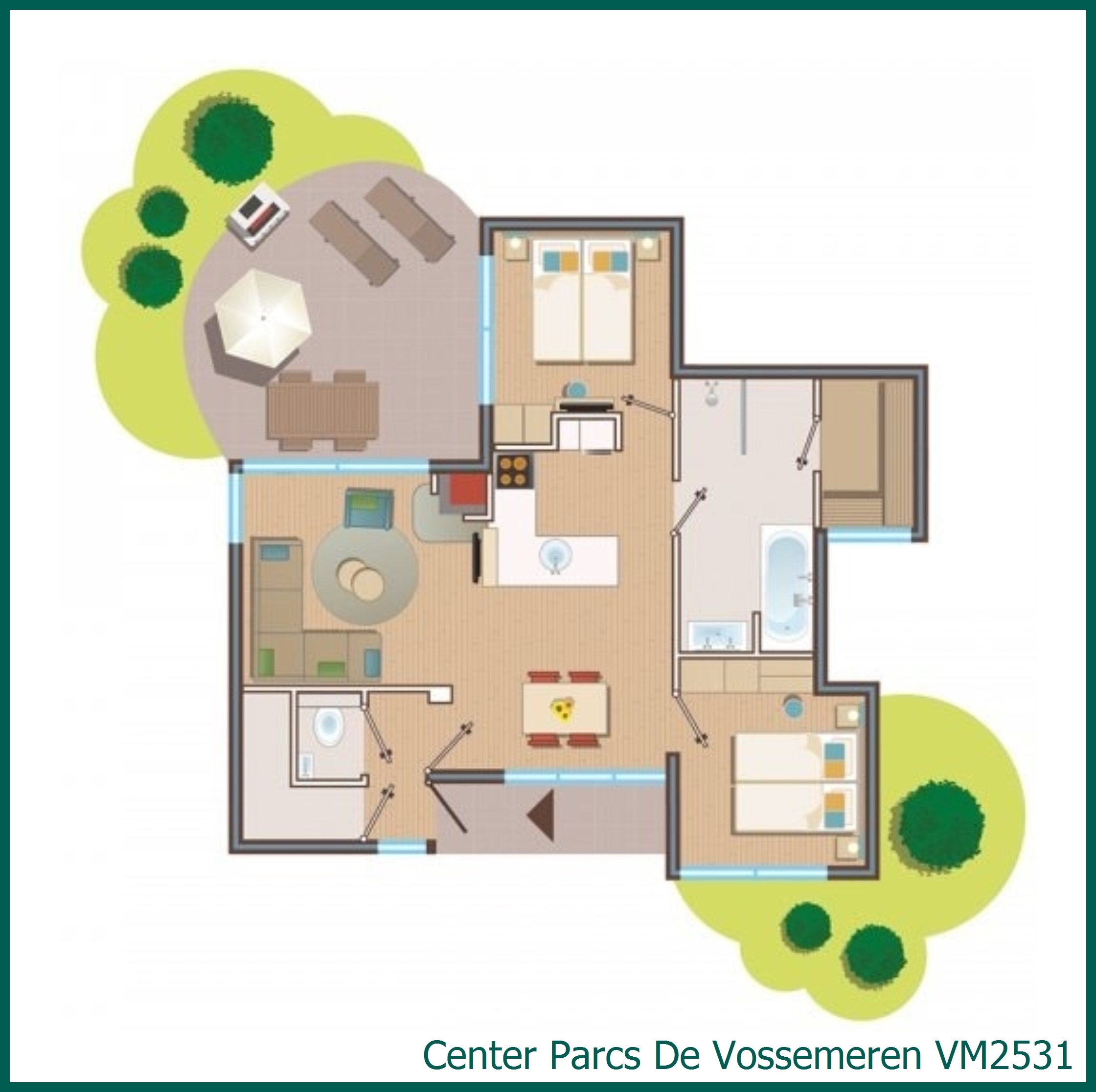 VIP cottage VM2531 at De Vossemeren