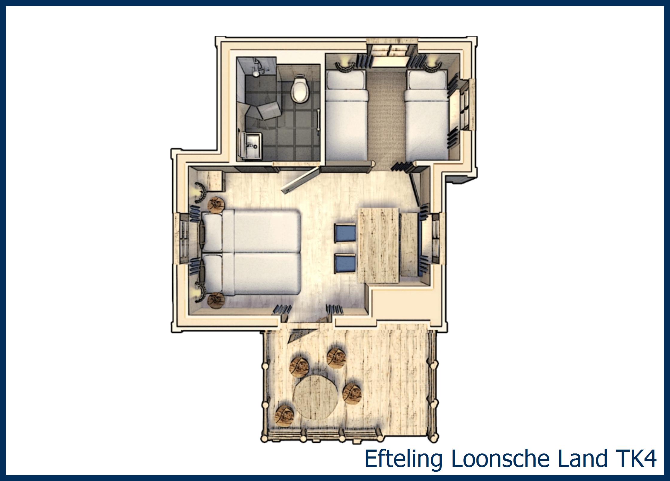 Themed Room Tree 4-person TK4 at Loonsche Land