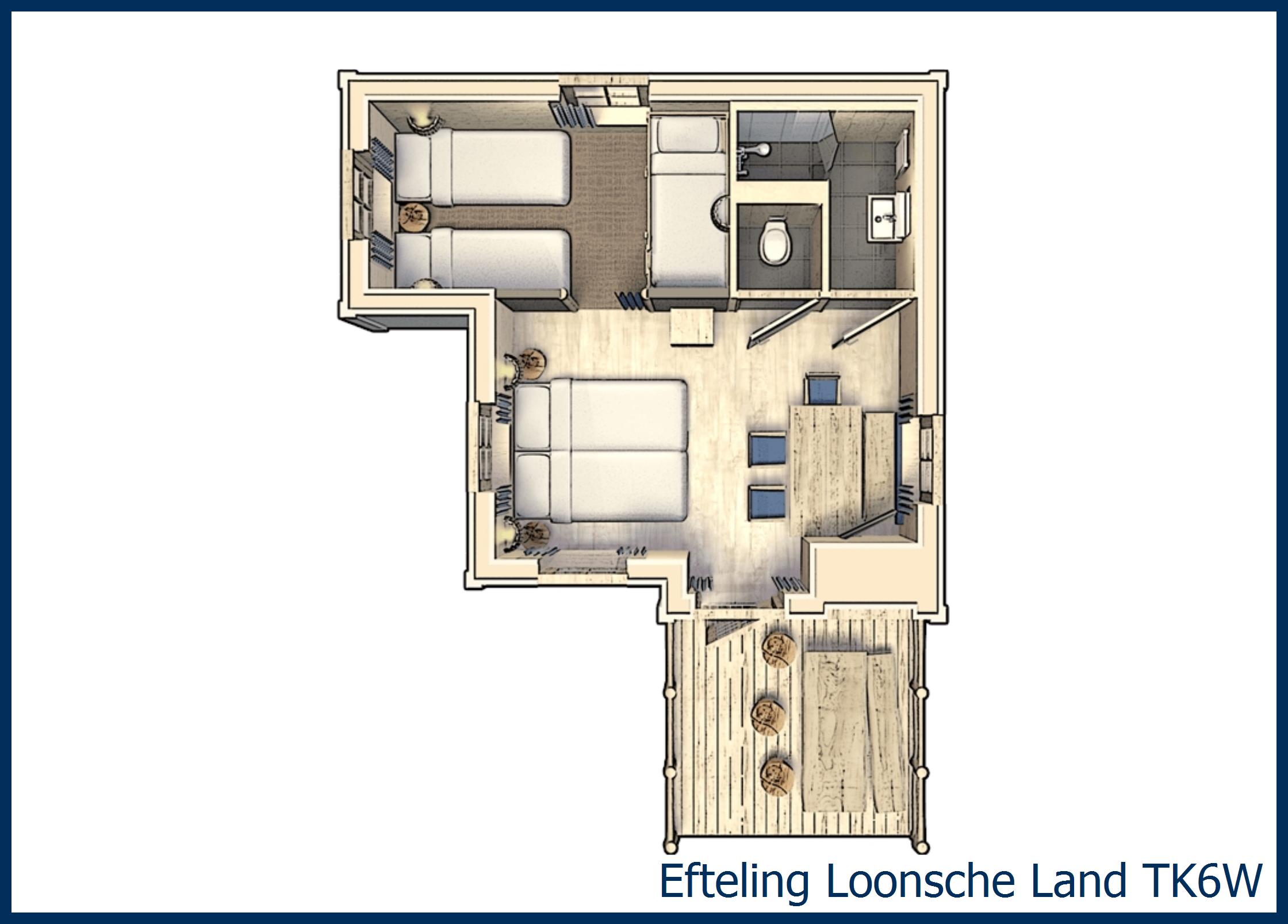 Themed Room Water 6-person TK6W at Loonsche Land