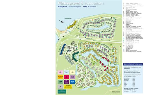 [PX] Village map of Landal Port Greve. - ParkExplorer.com