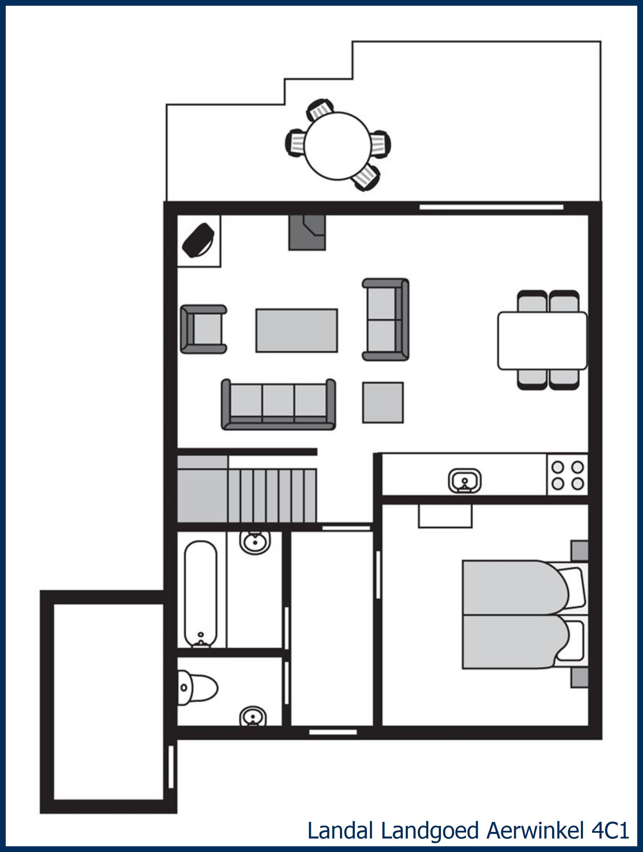 Bungalow 4C1 at Aerwinkel