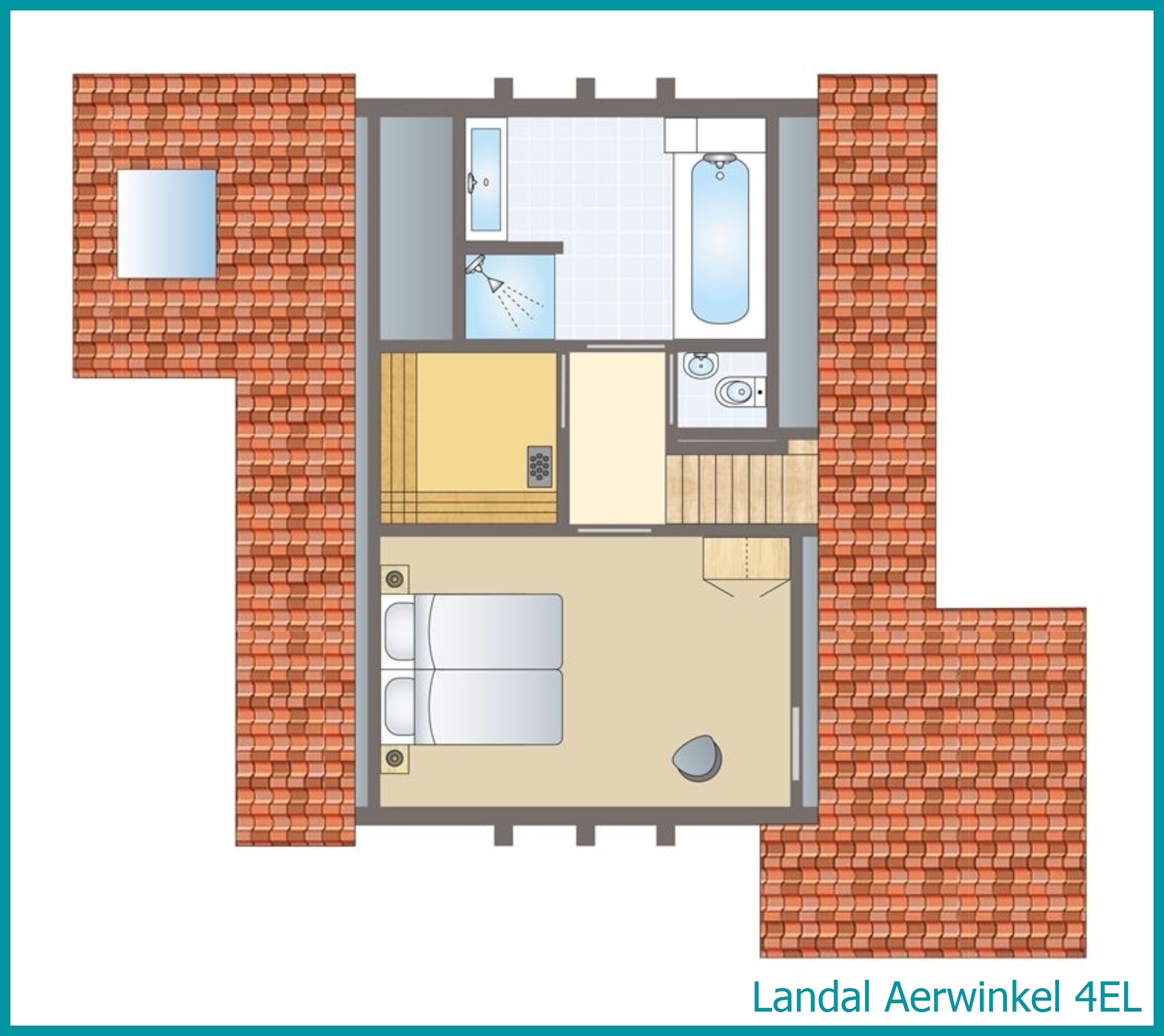4-person bungalow 4EL at Aerwinkel