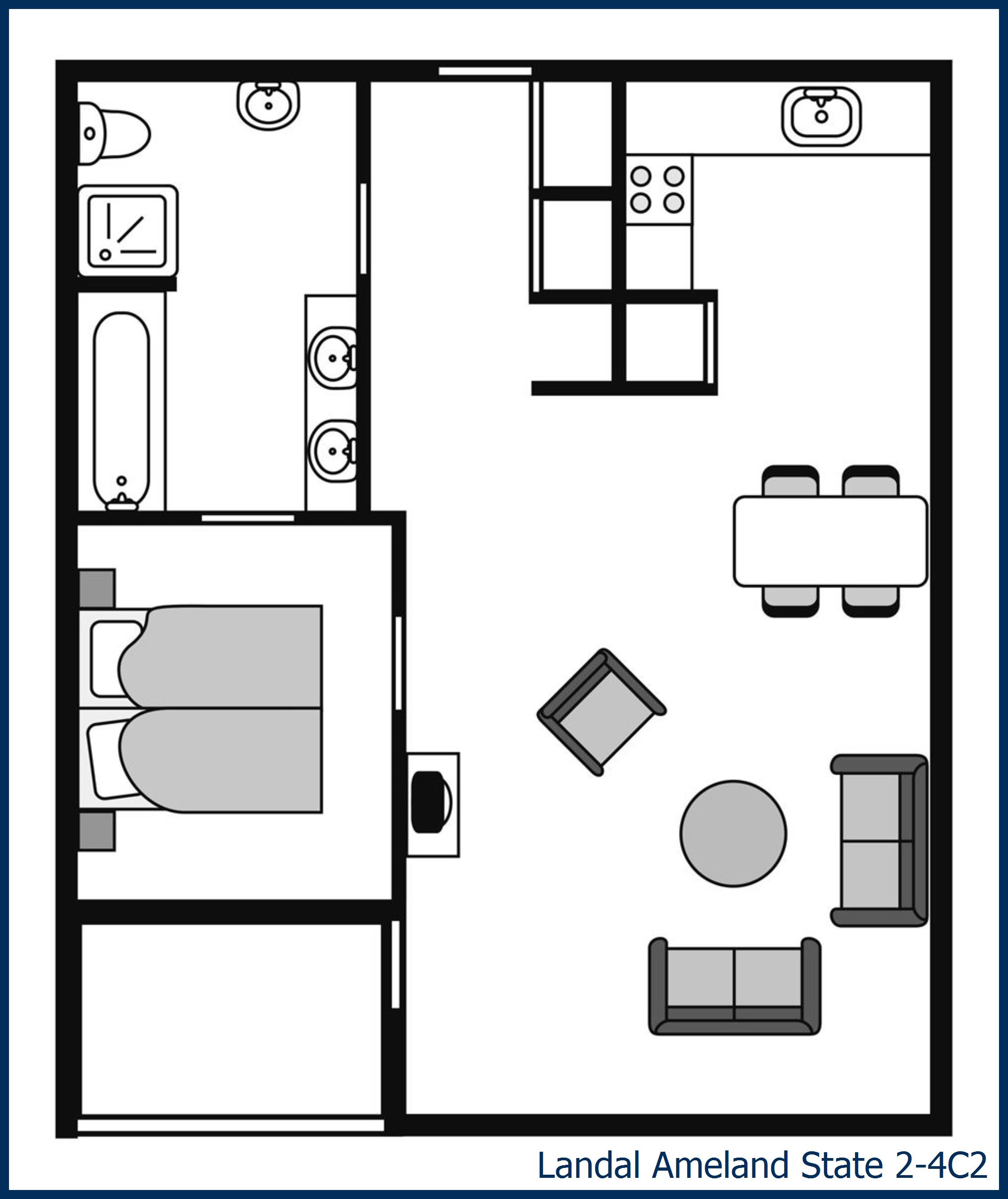 Apartment 2-4C2 at Ameland State