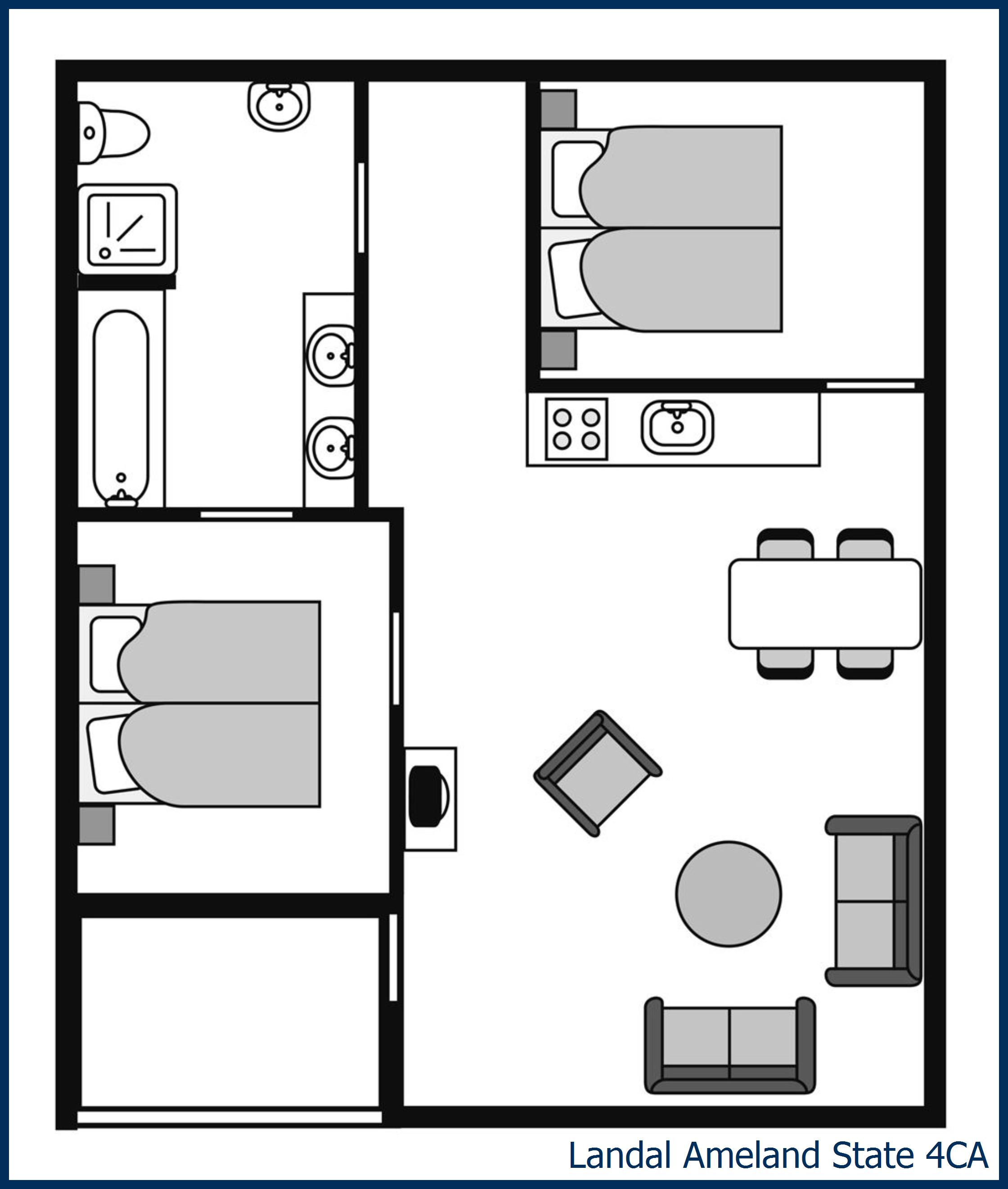 Apartment 4CA at Ameland State