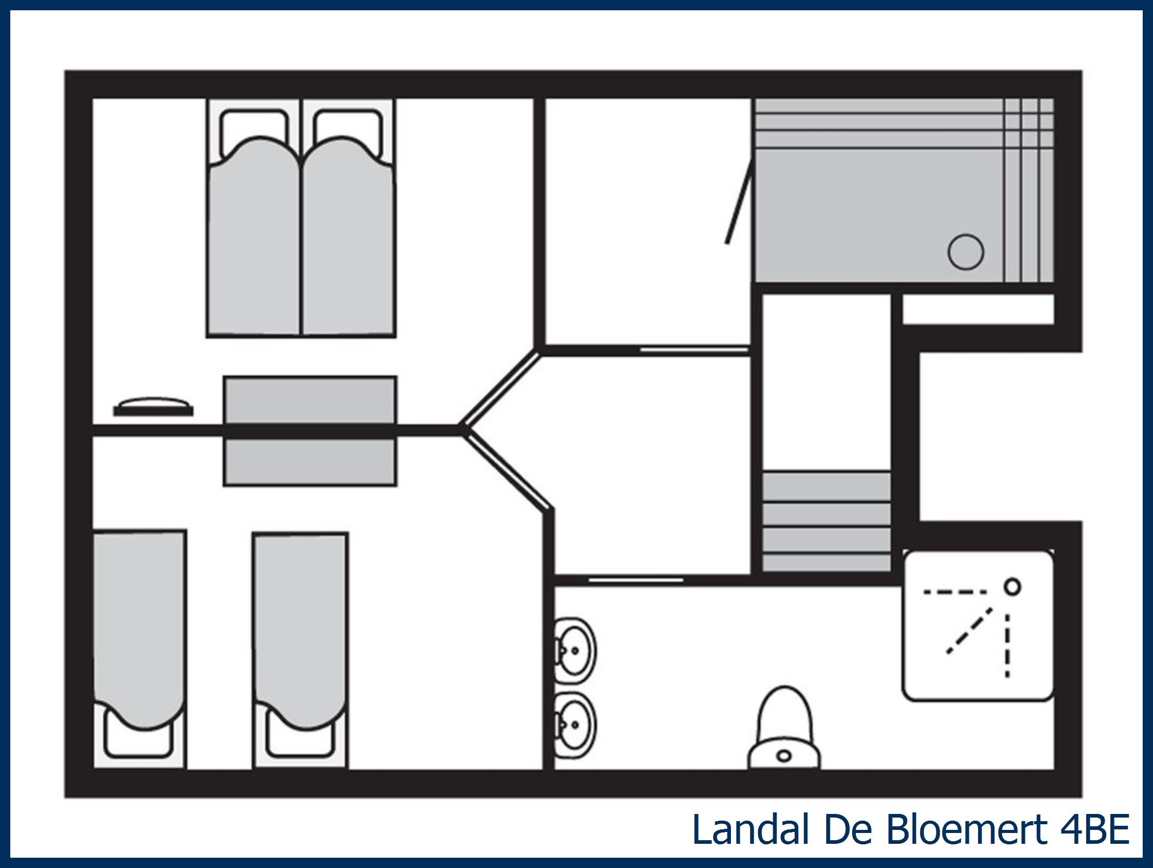 Bungalow 4be at De Bloemert