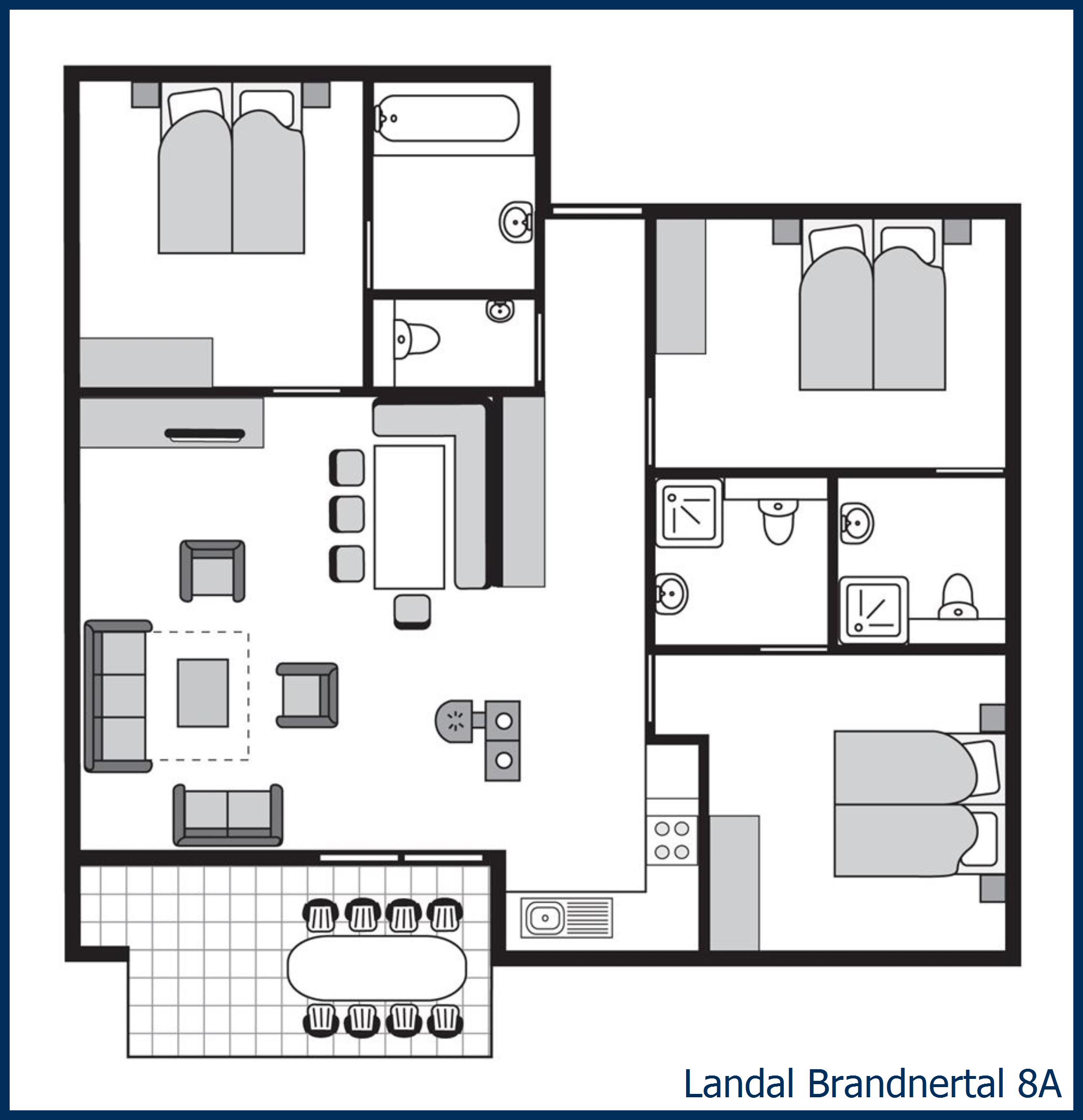 Apartment 8A at Brandnertal