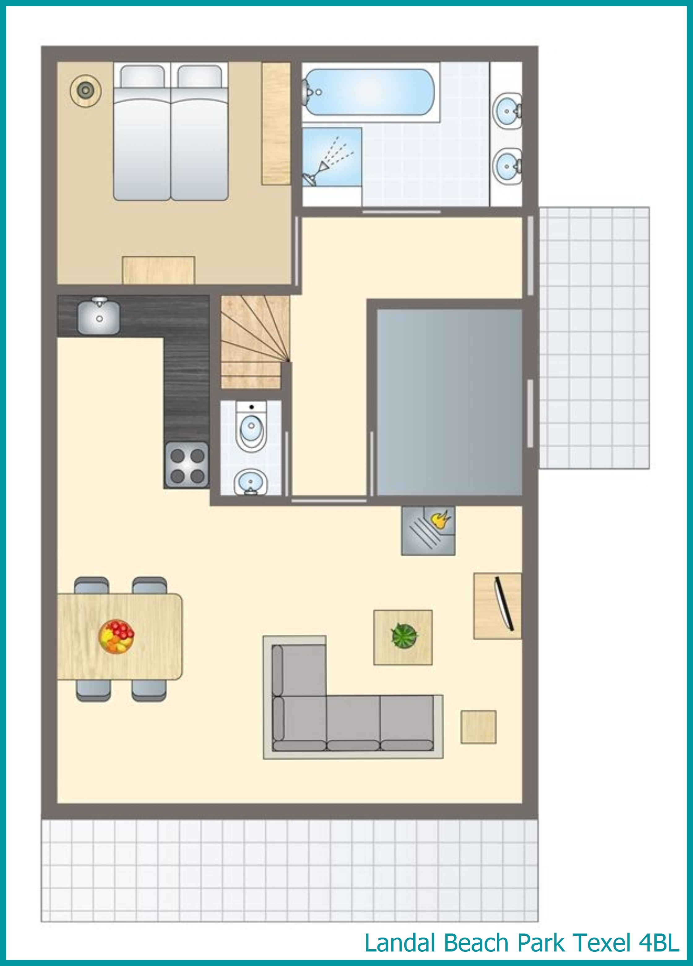 4-person villa 4BL at Beach Park Texel