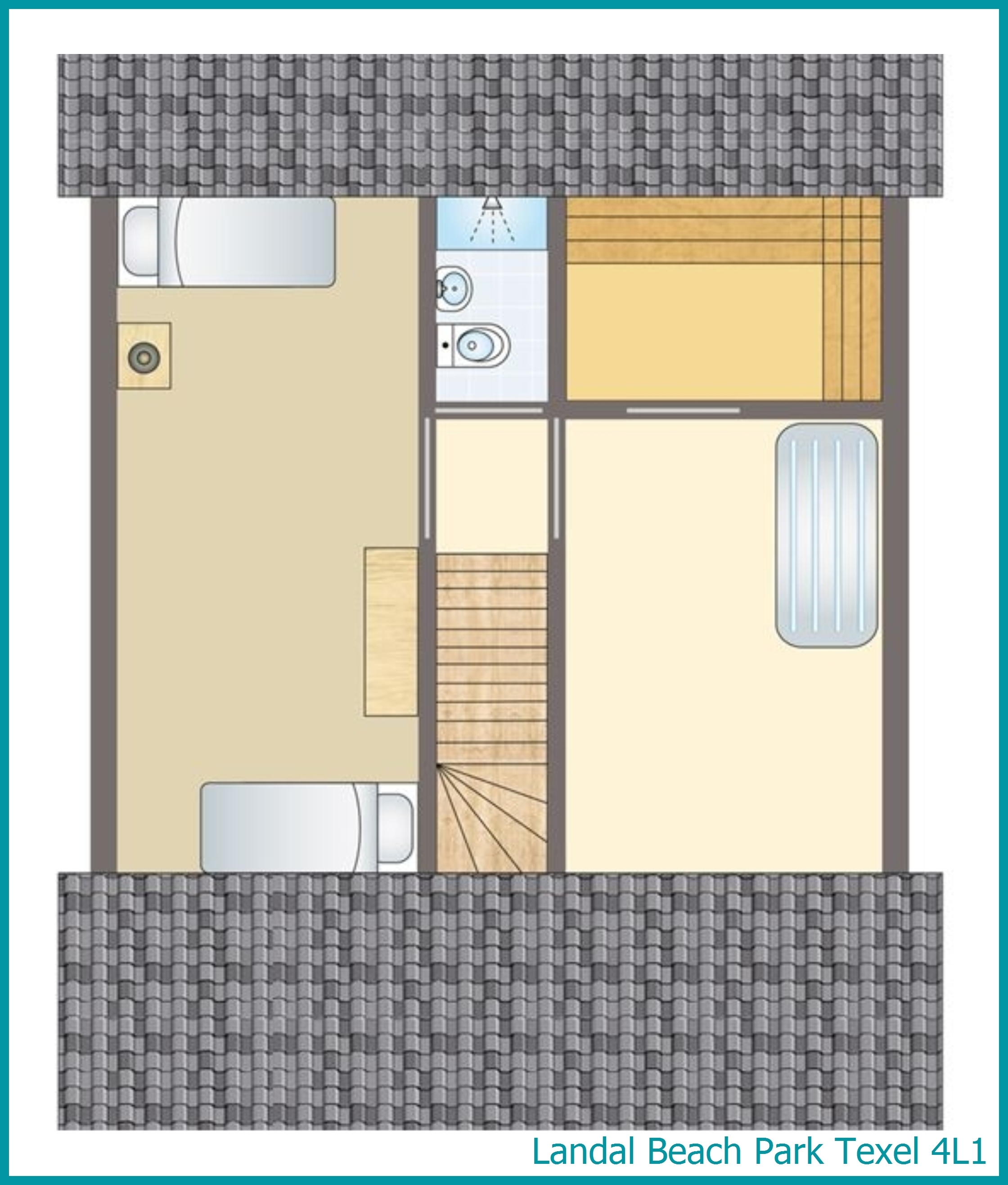 4-person villa 4L1 at Beach Park Texel