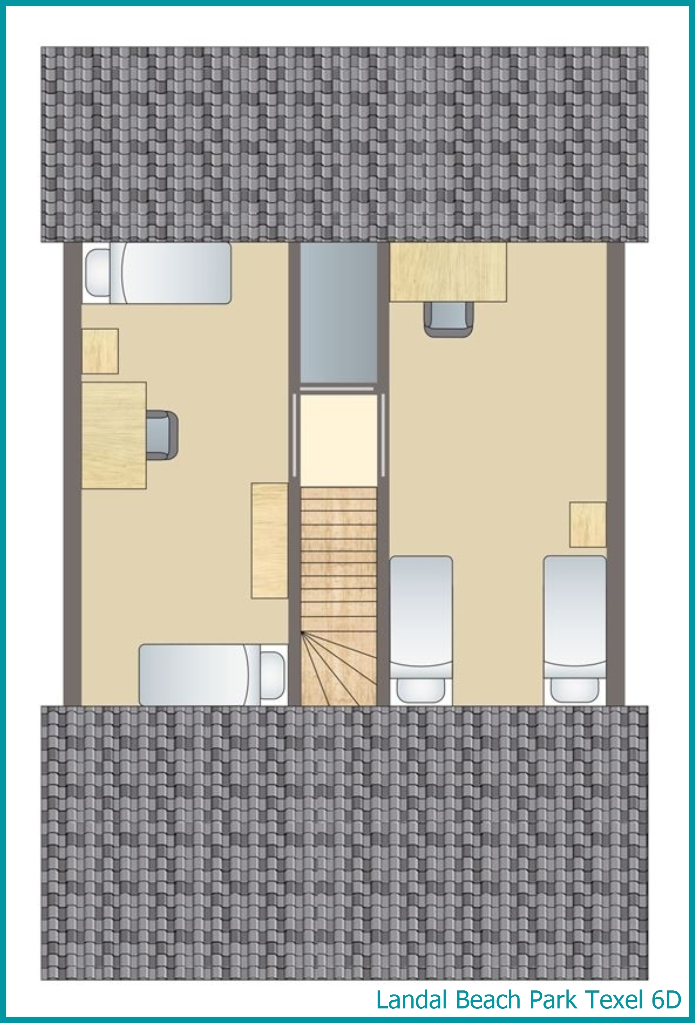 6-person villa 6D at Beach Park Texel
