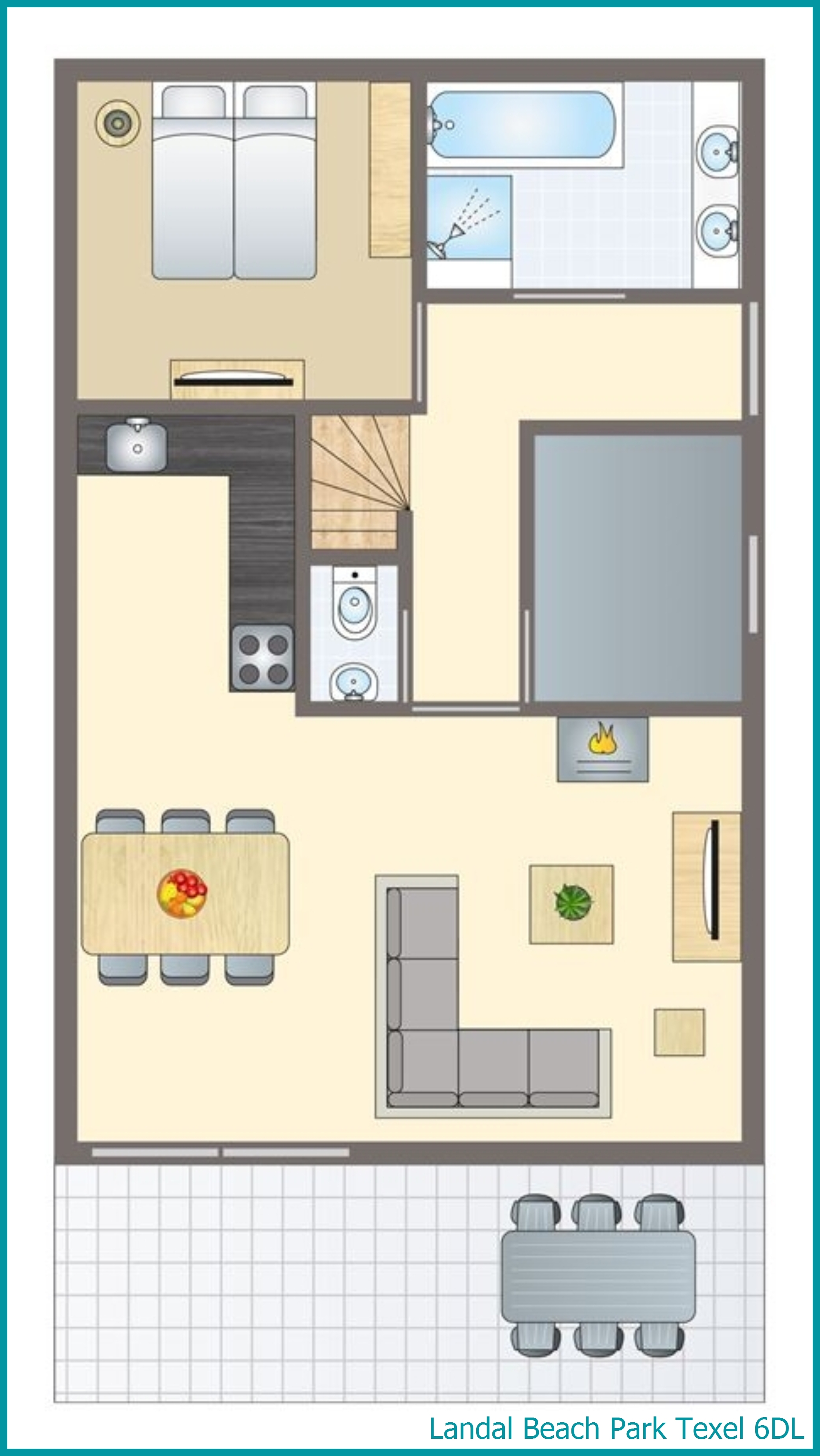 6-person villa 6DL at Beach Park Texel