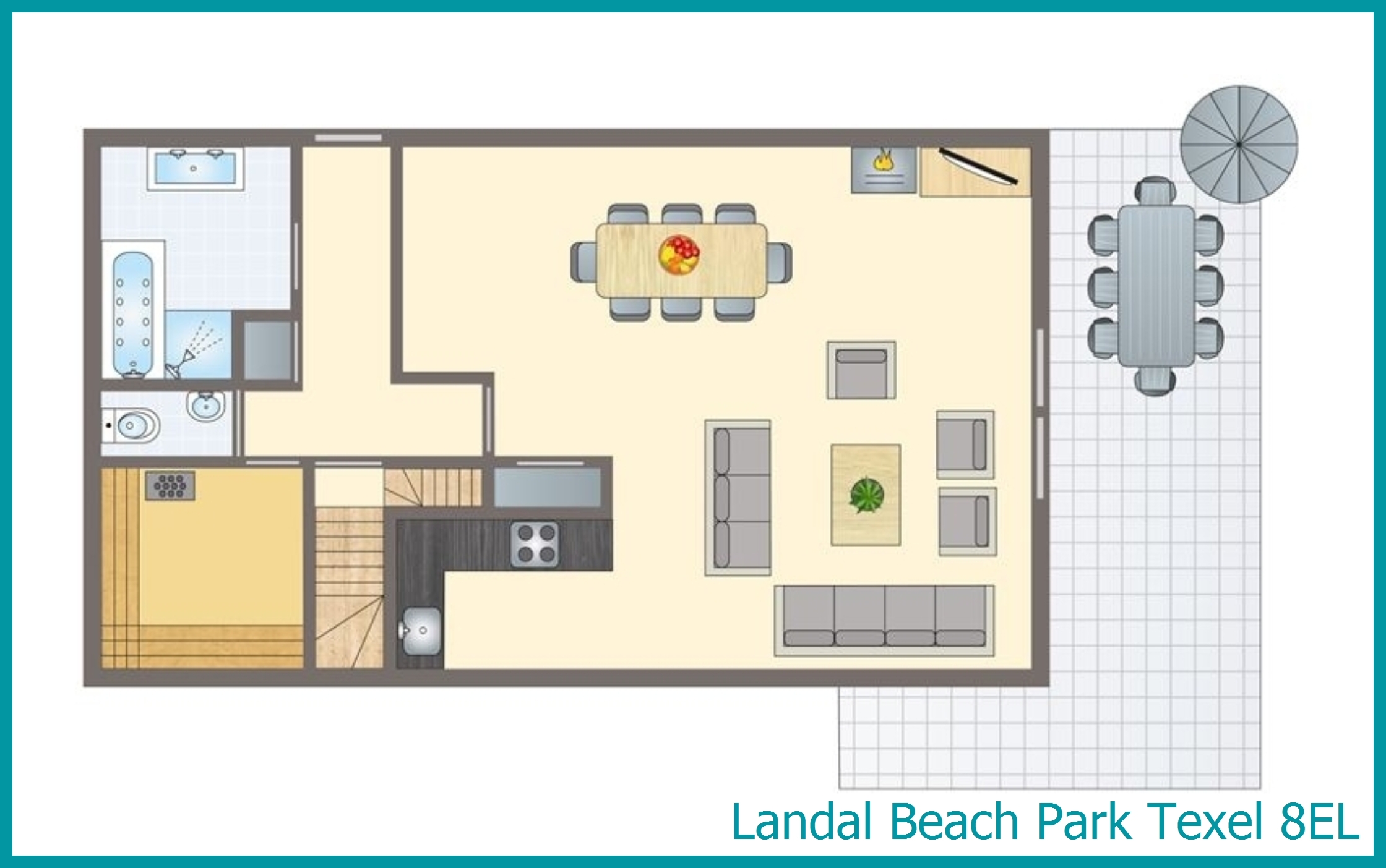 8-person villa 8EL at Beach Park Texel