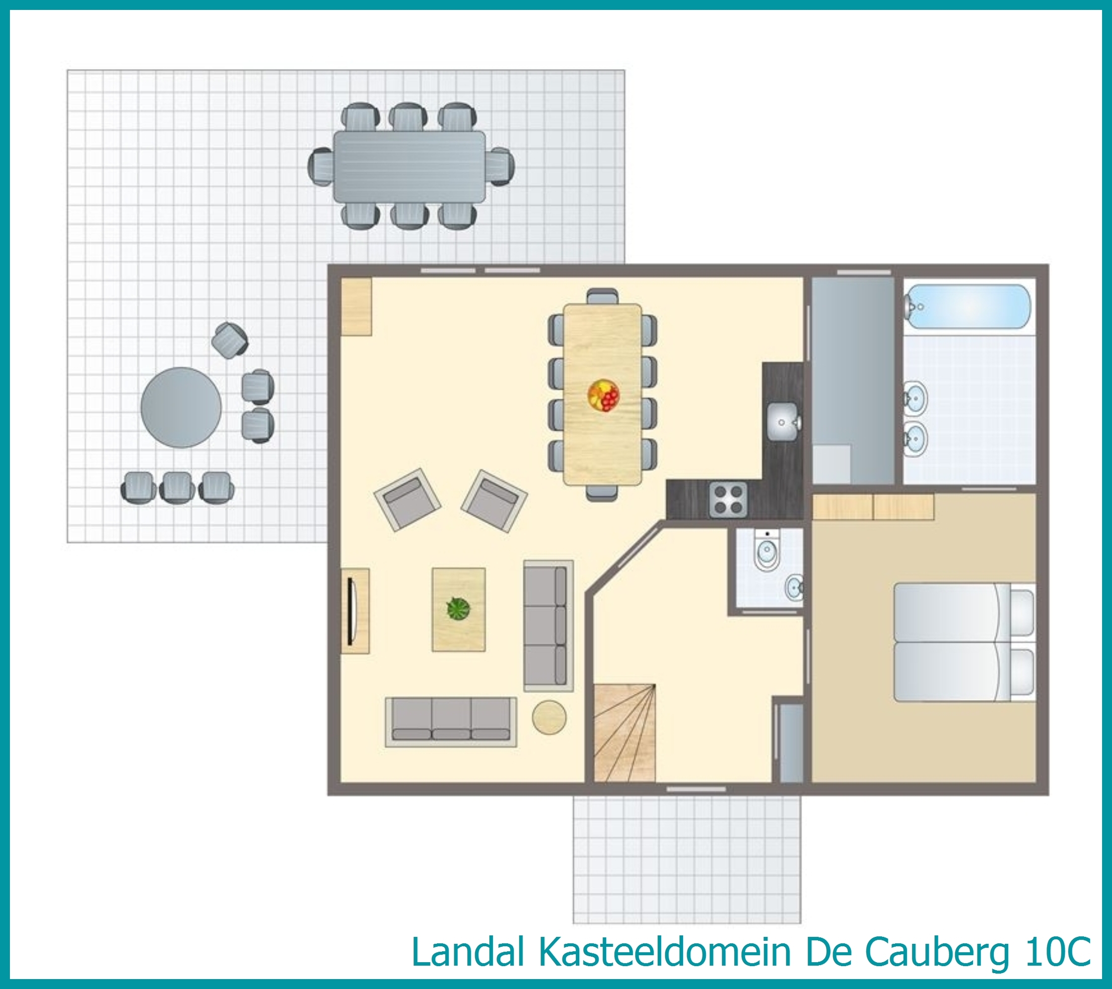 10-person villa 10C at Kasteeldomein De Cauberg