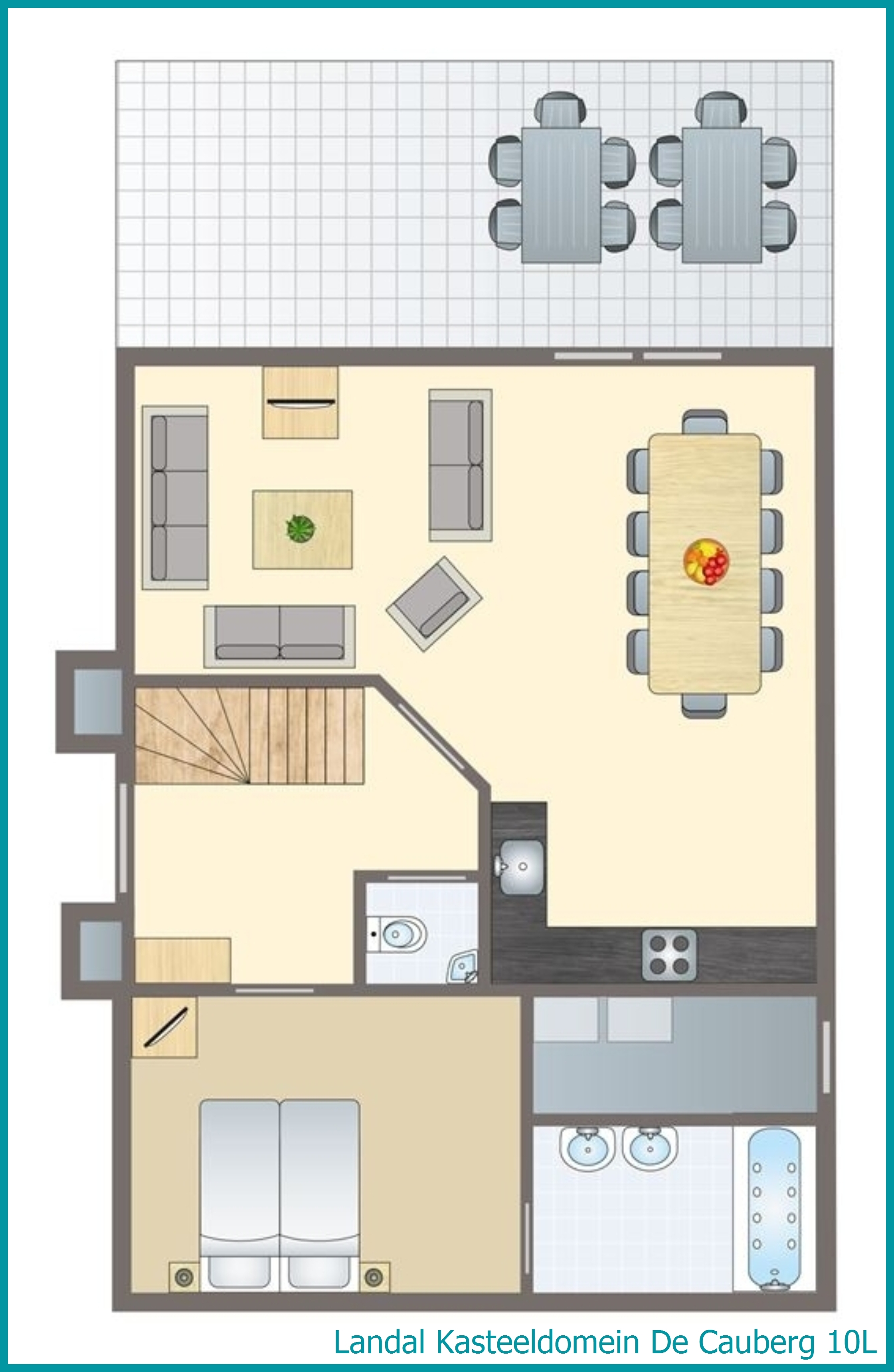 10-person villa 10L at Kasteeldomein De Cauberg