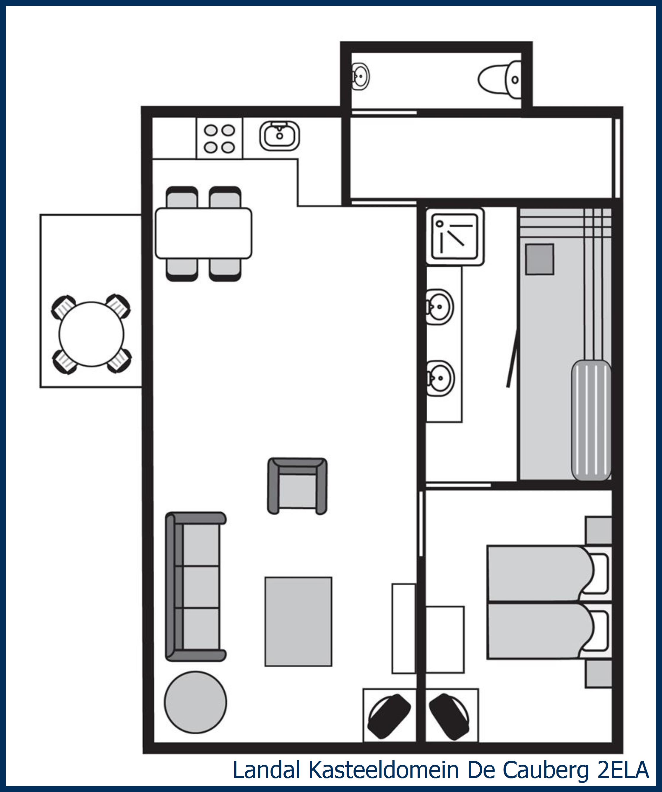 Apartment 2ELA at Kasteeldomein De Cauberg