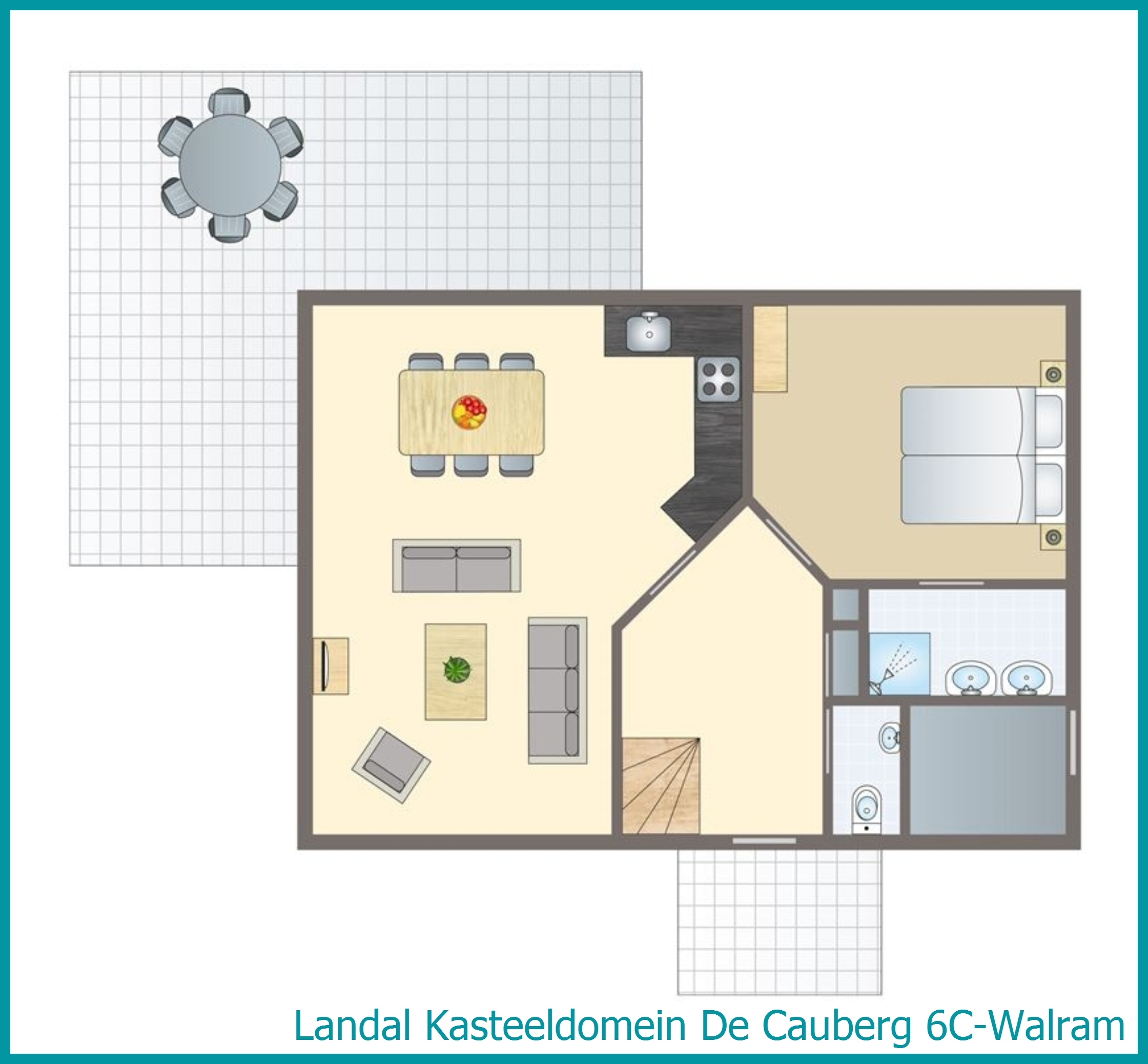 6-person villa 6C-Walram at Kasteeldomein De Cauberg