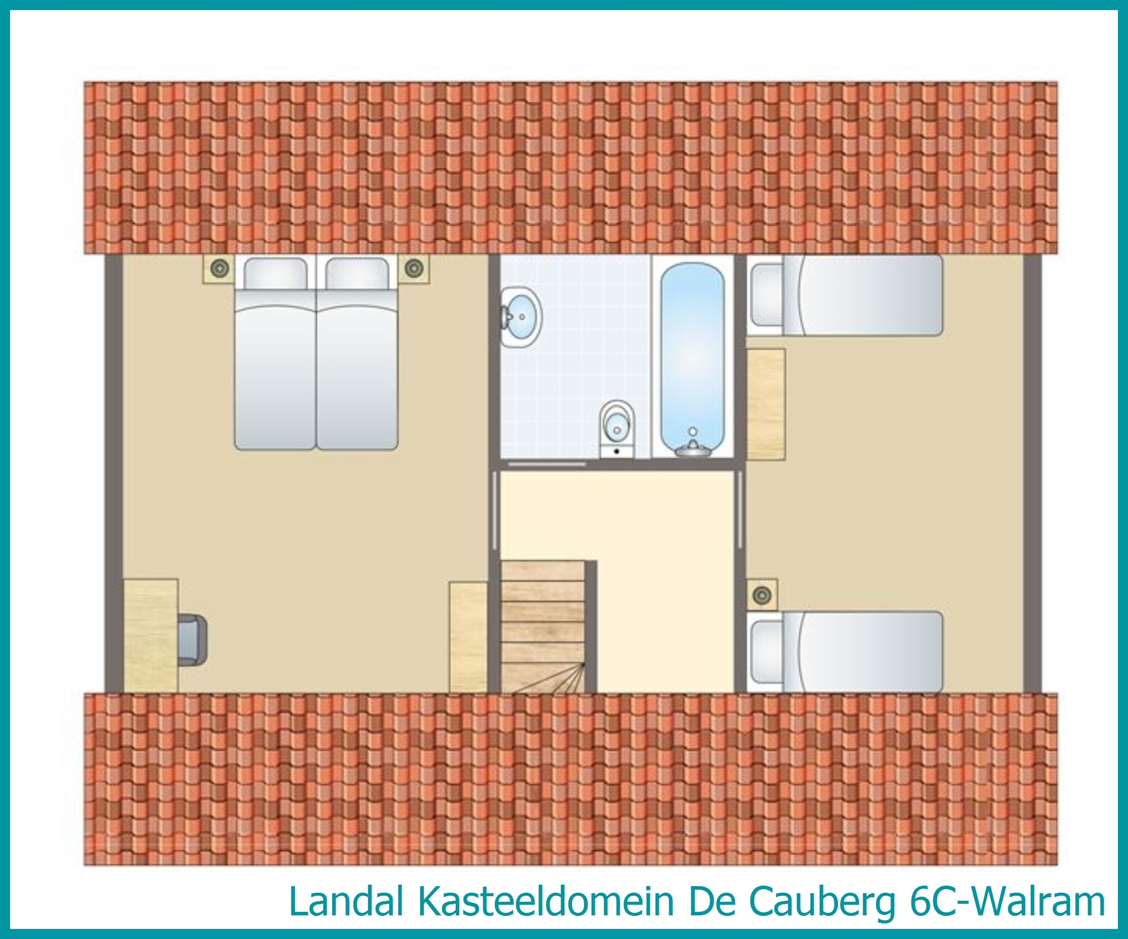 6-person villa 6C-Walram at Kasteeldomein De Cauberg