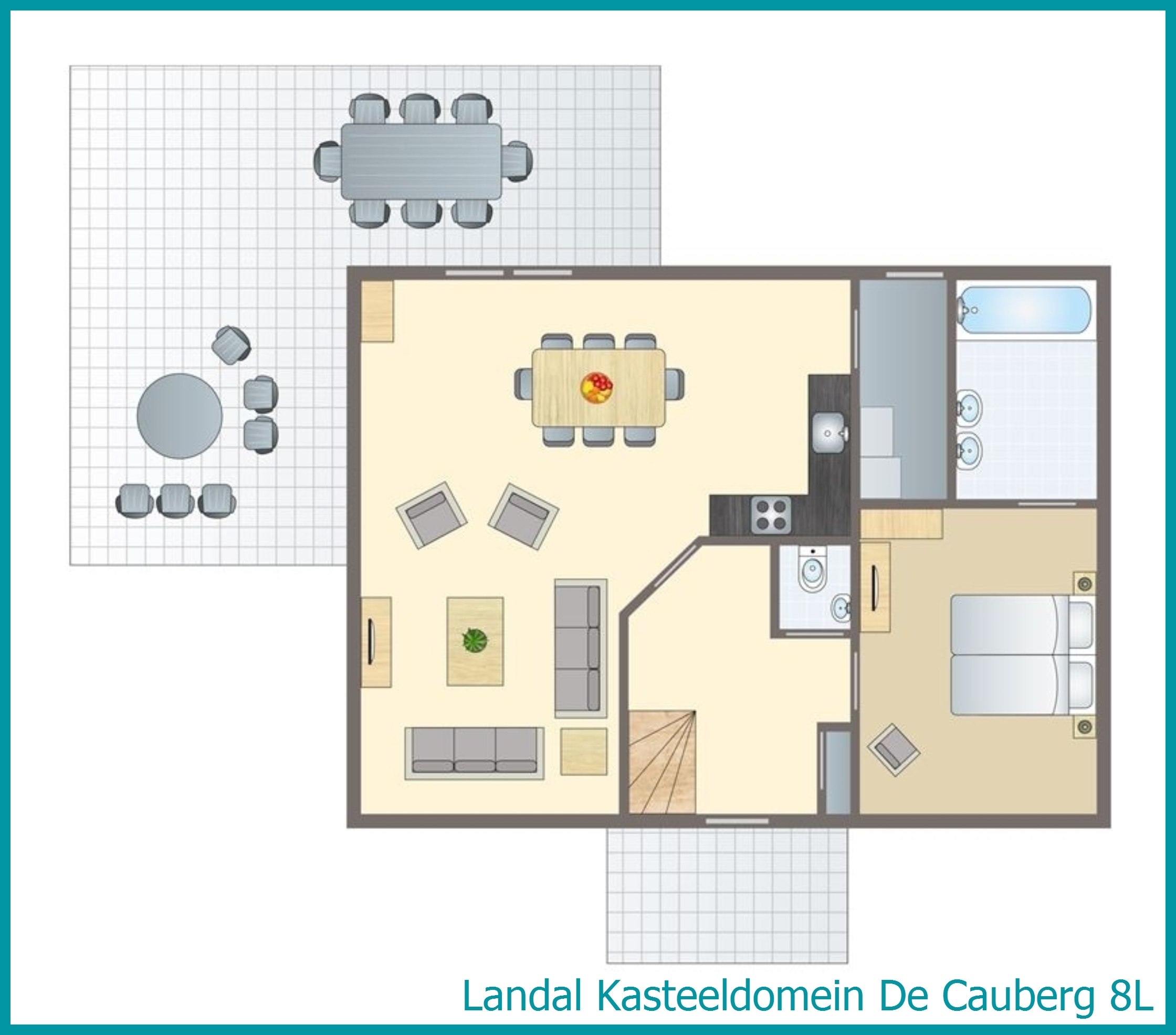 8-person villa 8L at Kasteeldomein De Cauberg