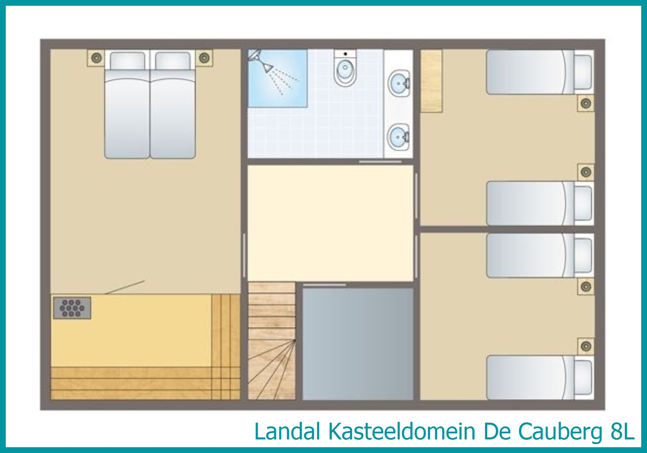 8-person villa 8L at Kasteeldomein De Cauberg