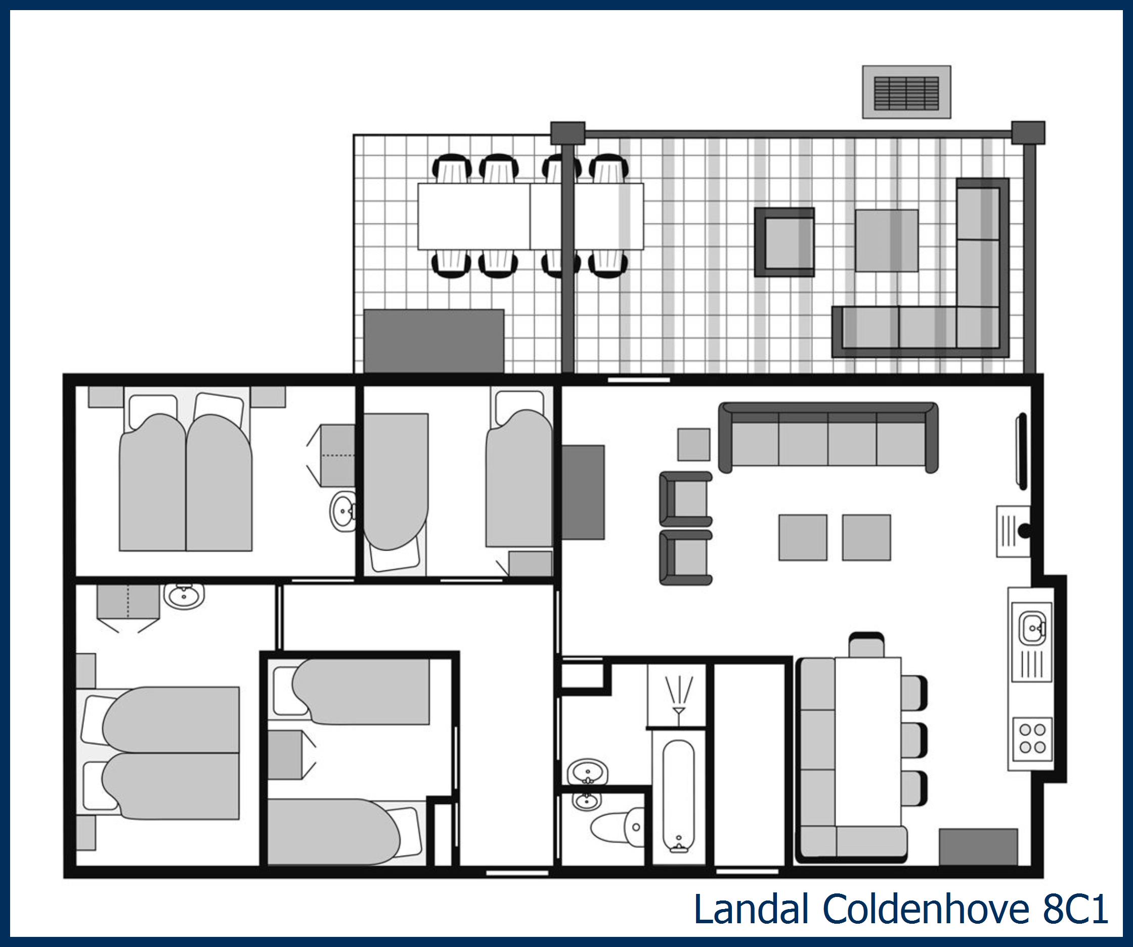 Bungalow 8C1 at Coldenhove