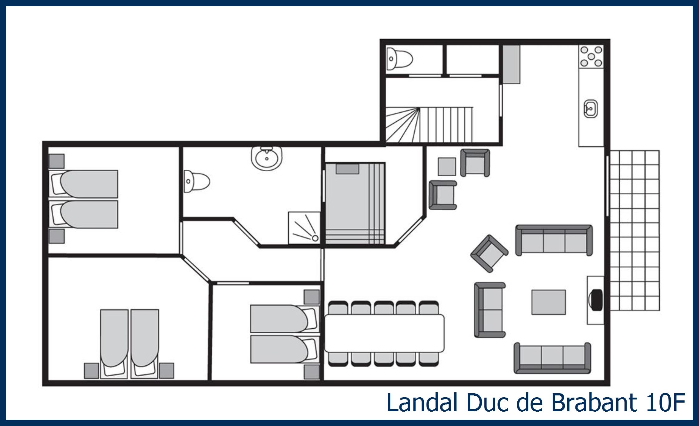 Bungalow 10F at Duc de Brabant