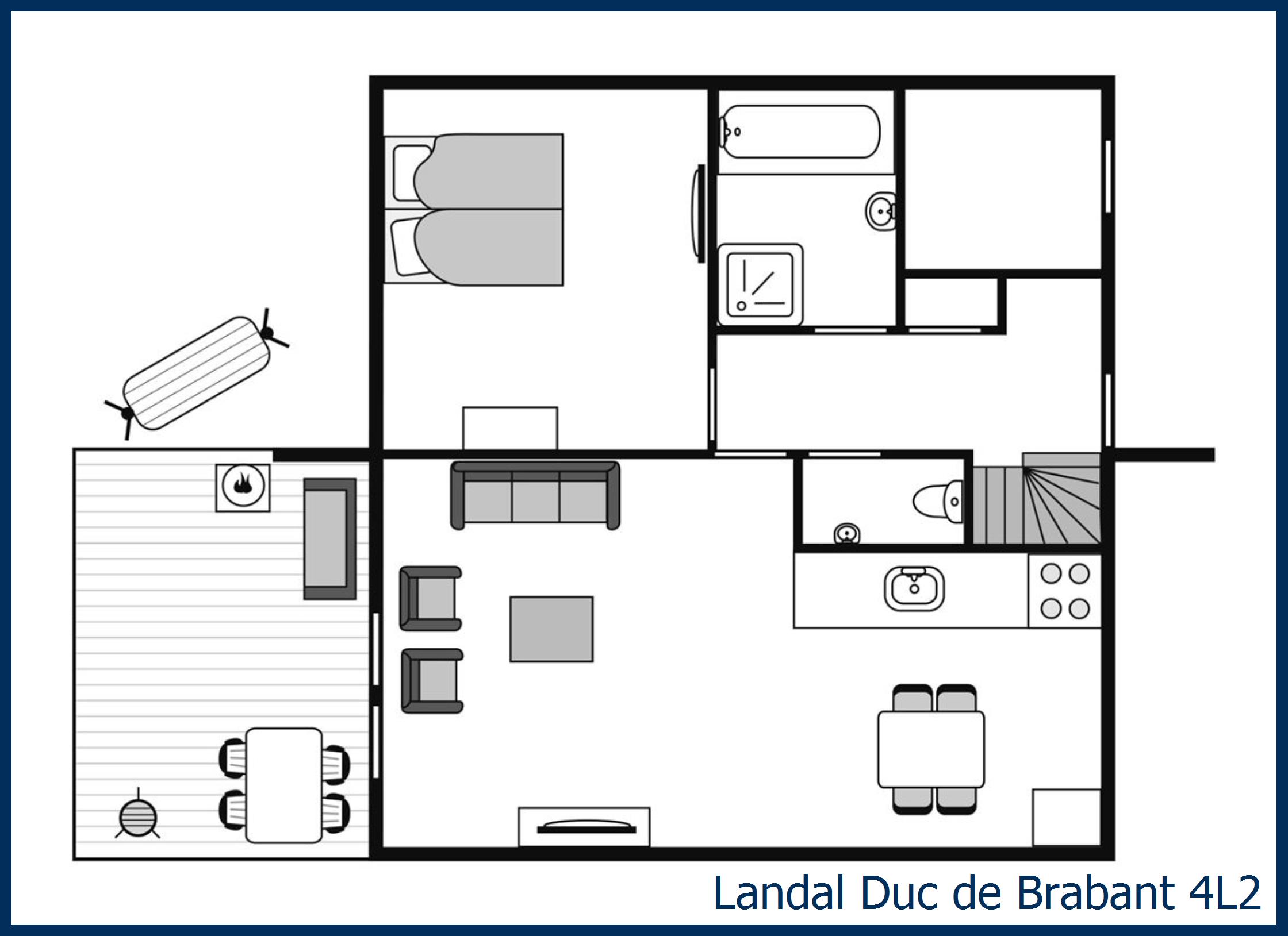 Bungalow 4L2 at Duc de Brabant