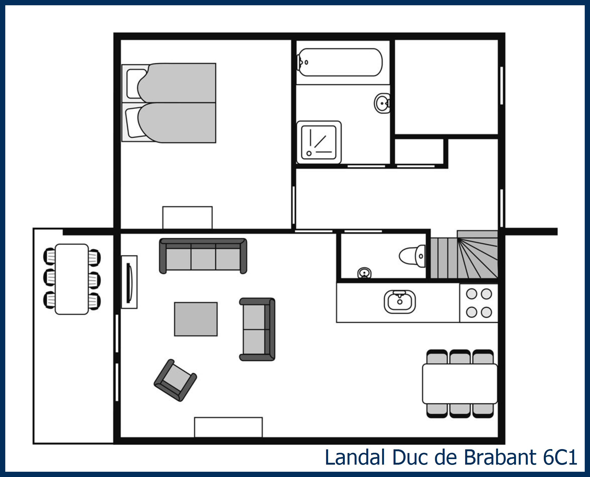 Bungalow 6C1 at Duc de Brabant