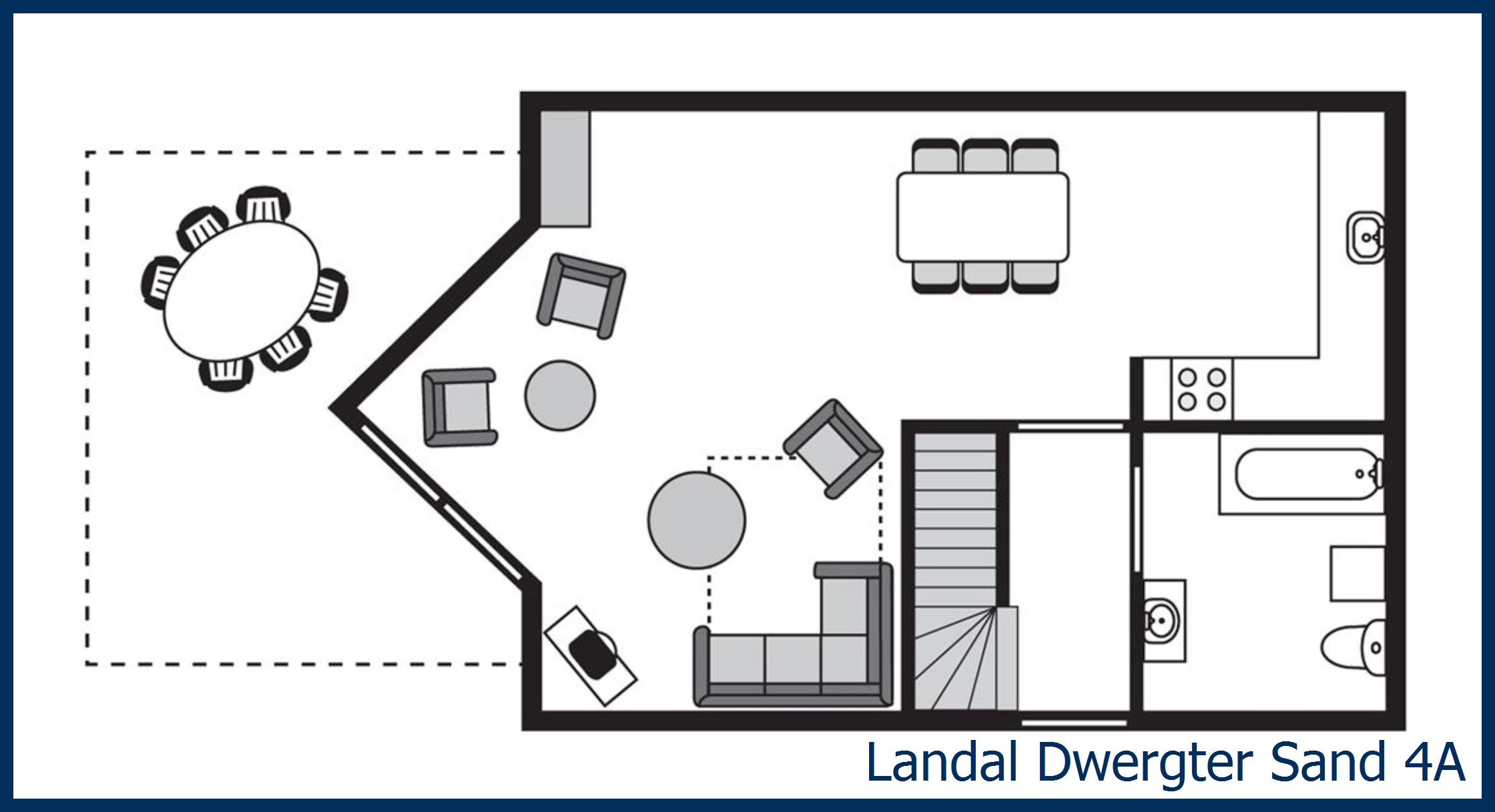 Bungalow 4A at Dwergter Sand