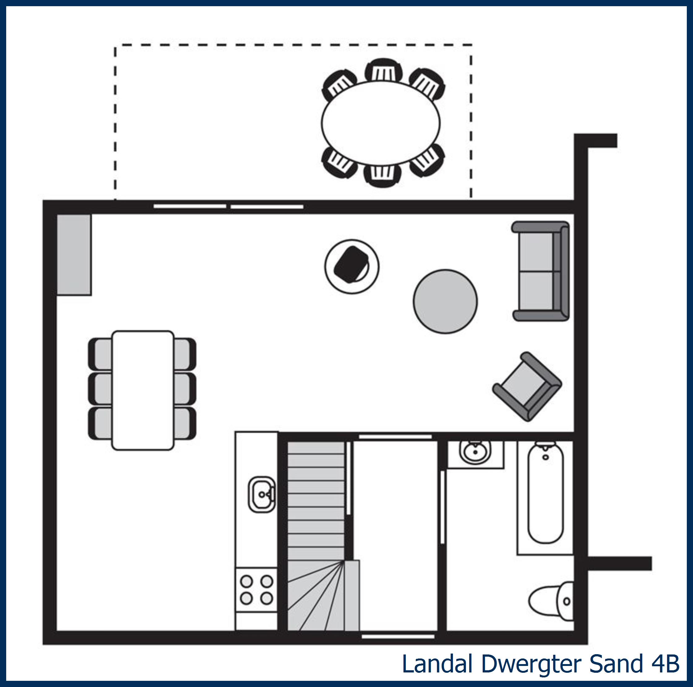 Bungalow 4B at Dwergter Sand